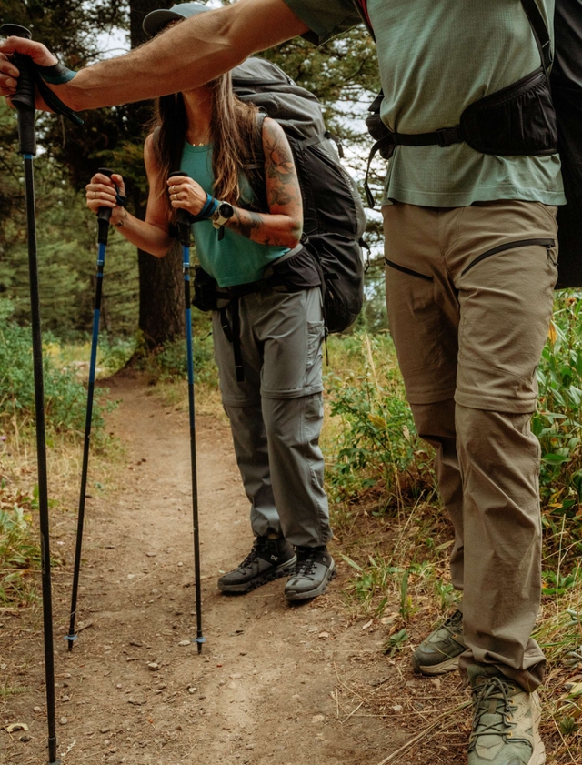 Technical hiking pants