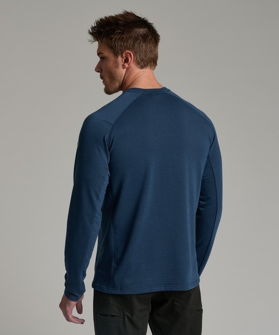 KUHL Influx LS Blue Ink Back