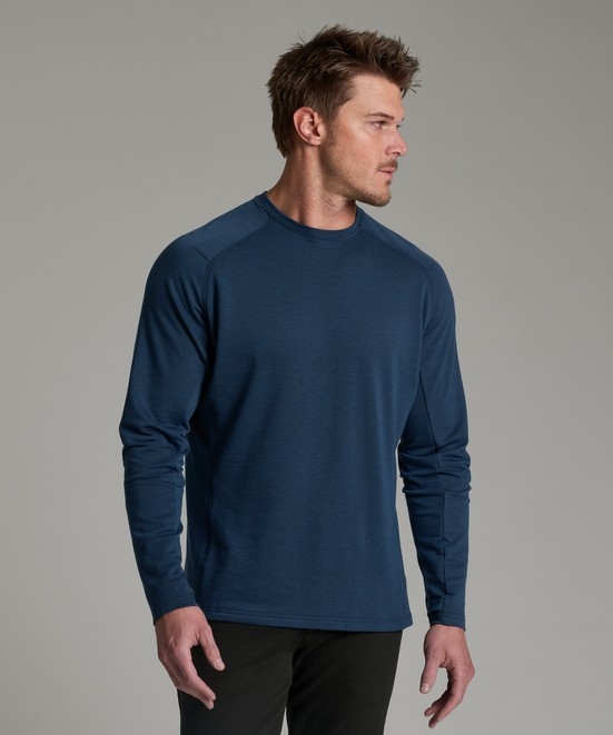 KUHL Influx LS Blue Ink Front