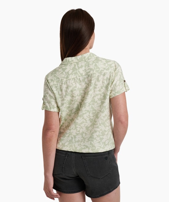 KUHL Liliana SS Sea Foam Print Back