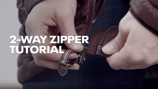 two way way zipper tutorial