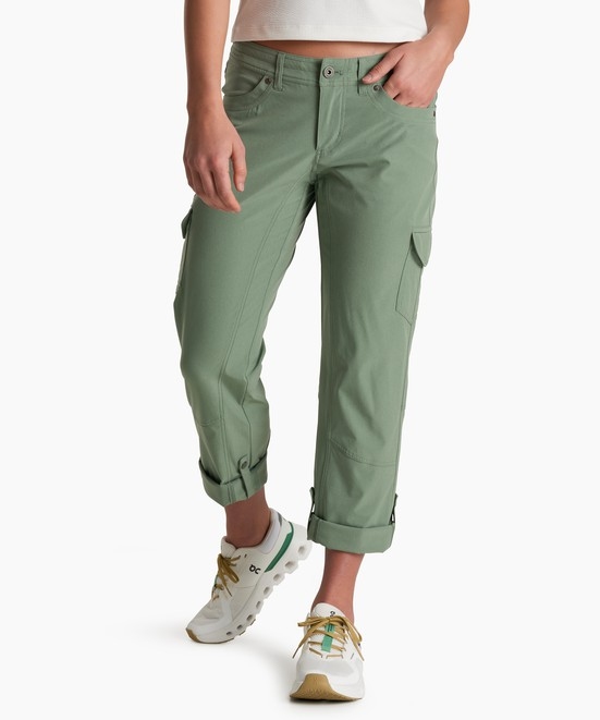 KUHL Freeflex Roll-Up Pant Slate Green Front