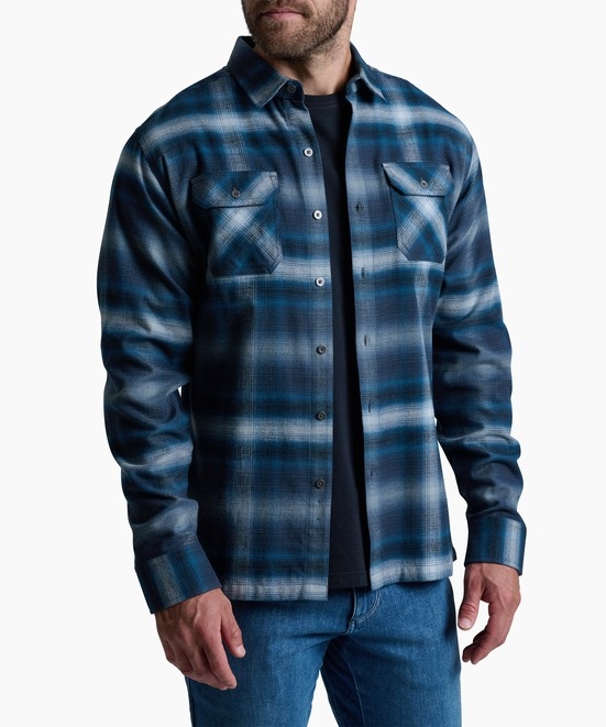 KUHL Dillingr Flannel LS Blue Ridge Front