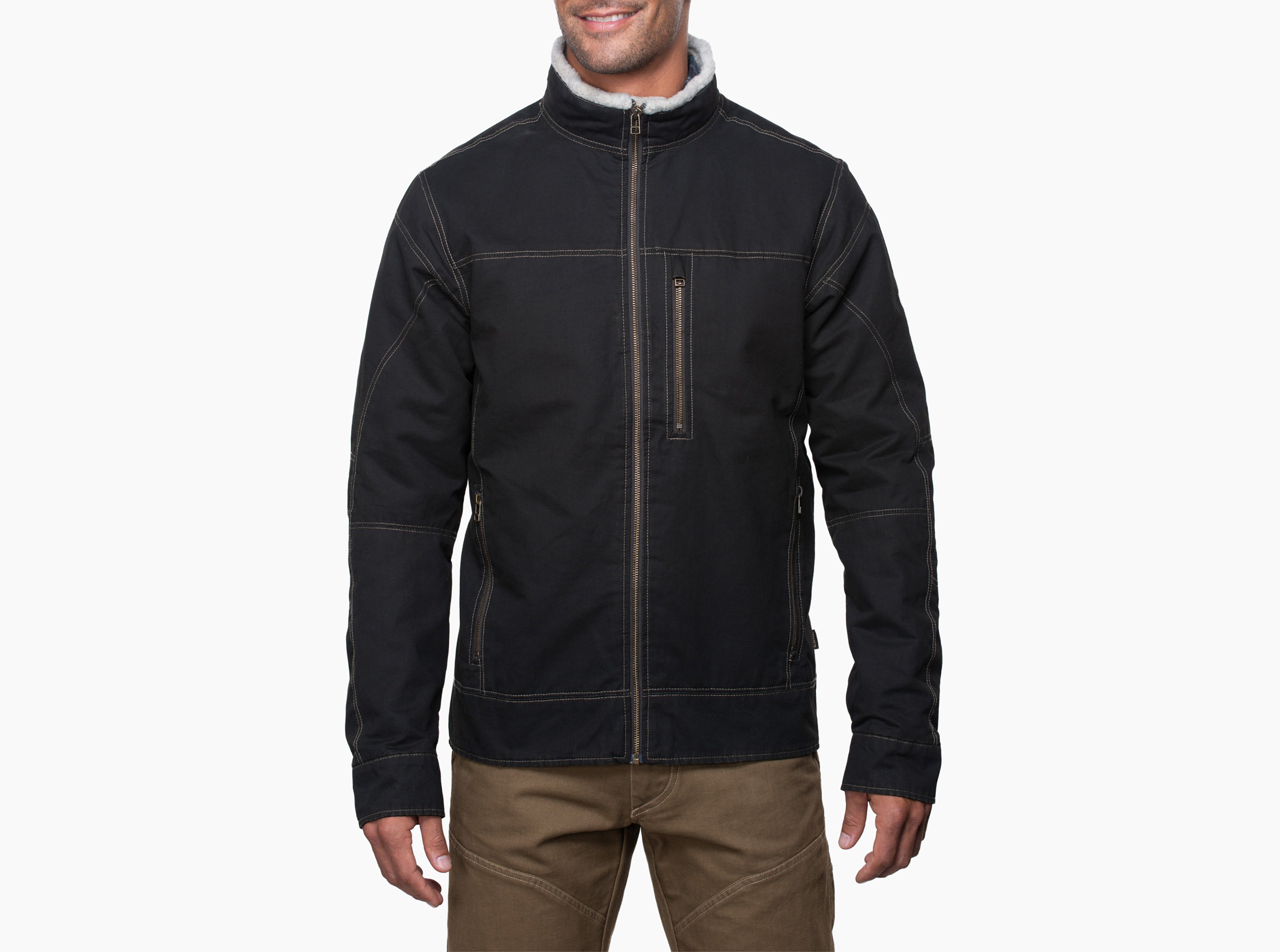 KUHL Burr Jacket Lined ESPRESSO Front