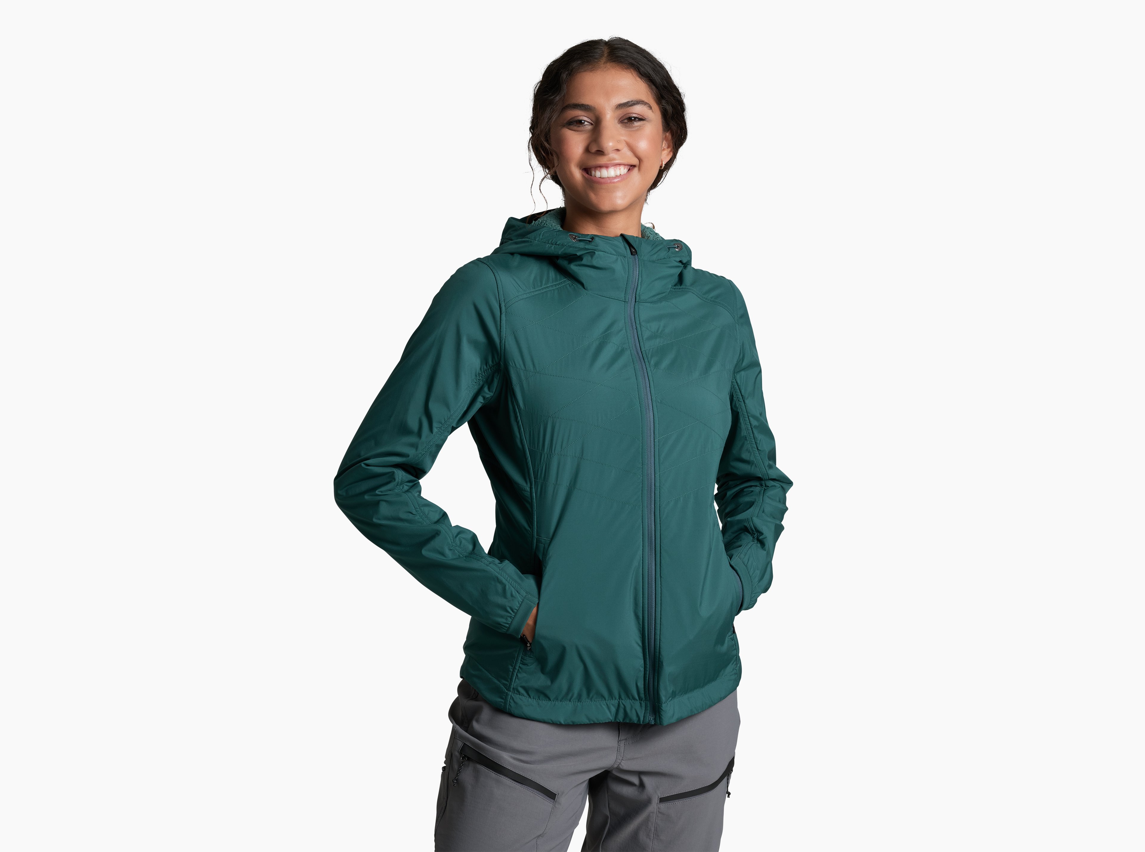 KUHL W's The One Hoody SPRUCE Front