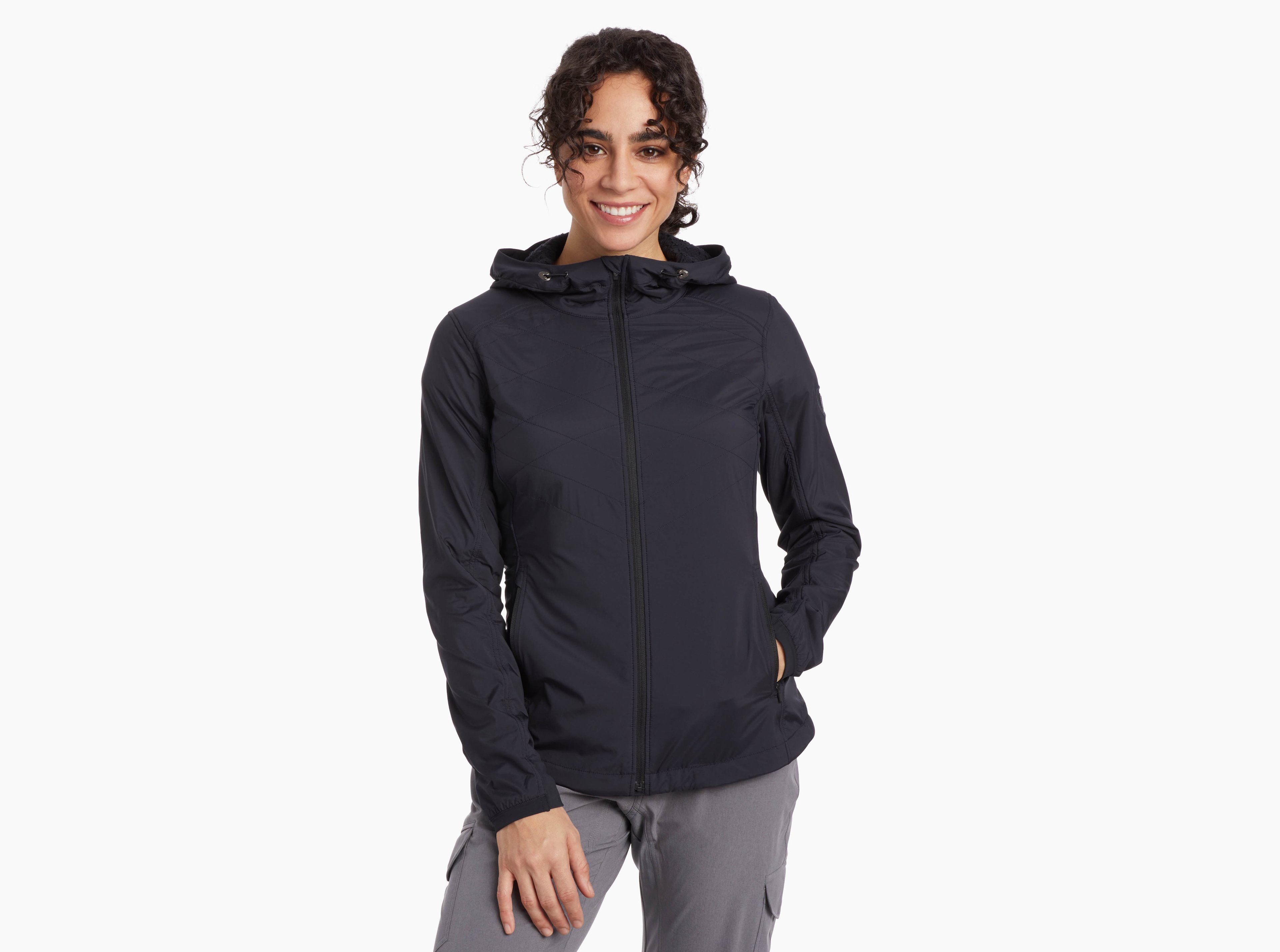 KUHL W's The One Hoody RAVEN Front