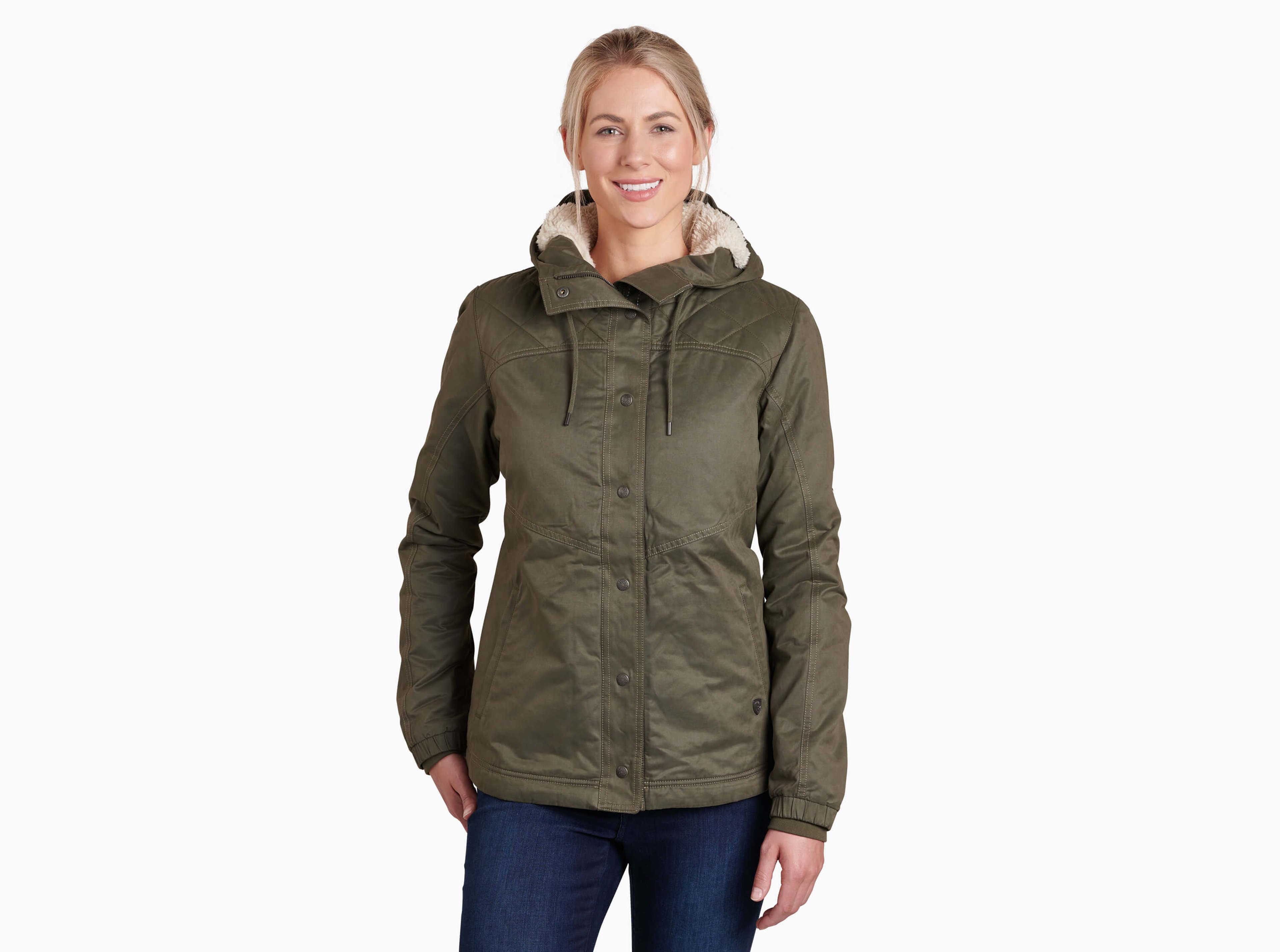 KUHL W's Celeste Lined Hoody SAGE Front