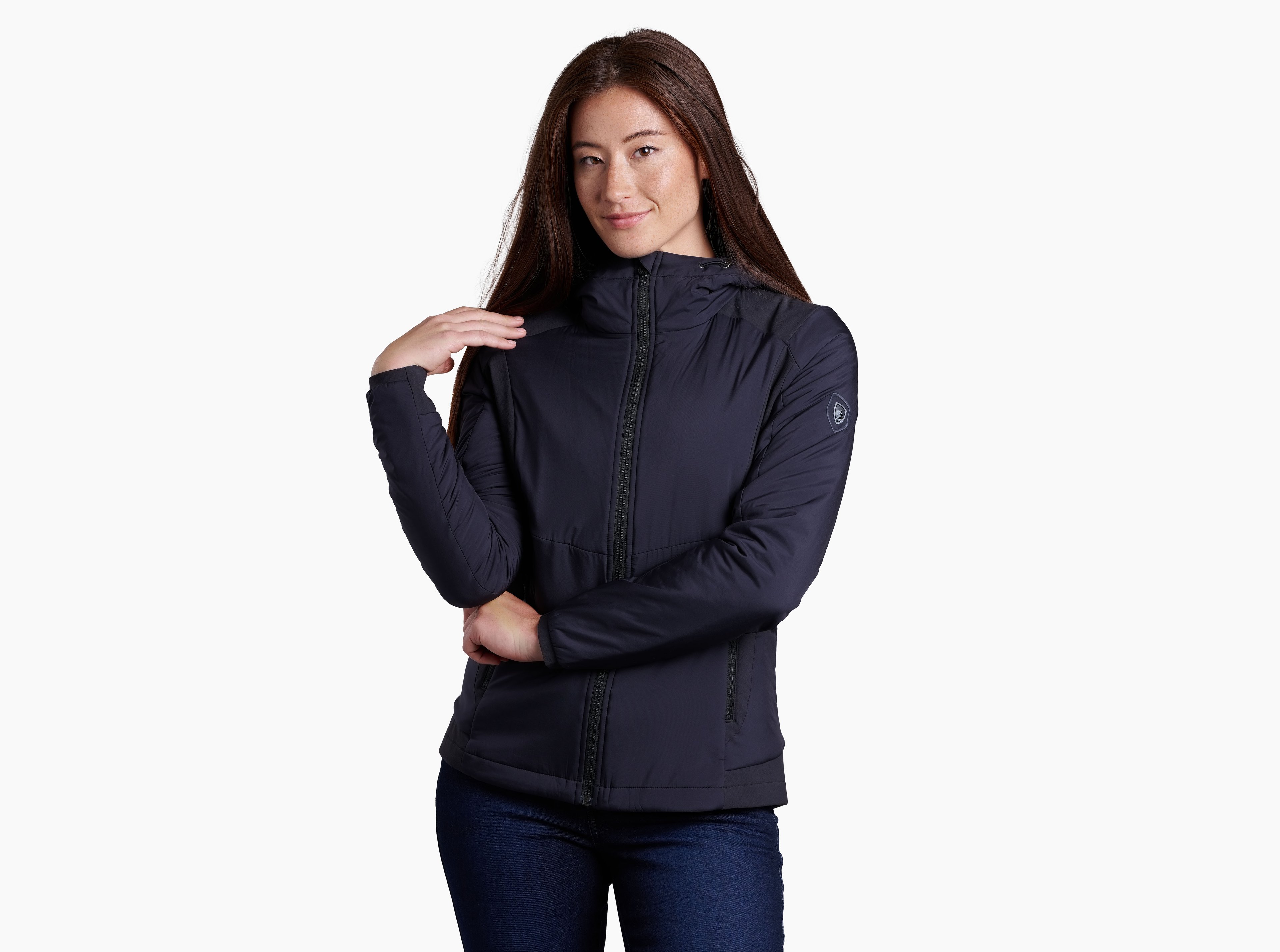 KUHL W's Aktivator Hoody BLACKOUT Front