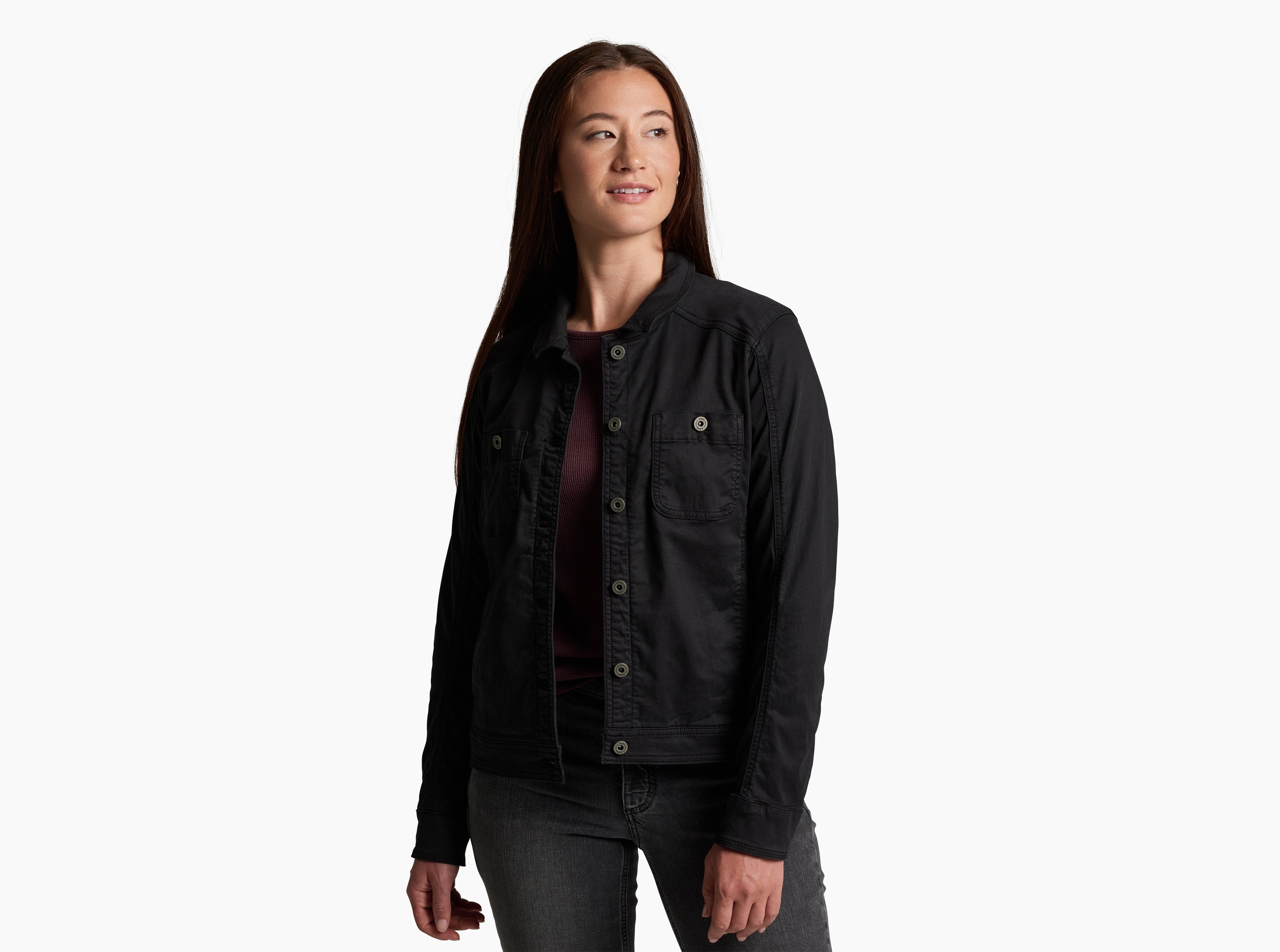 KUHL W's Kultivatr Jacket BLACKOUT Front