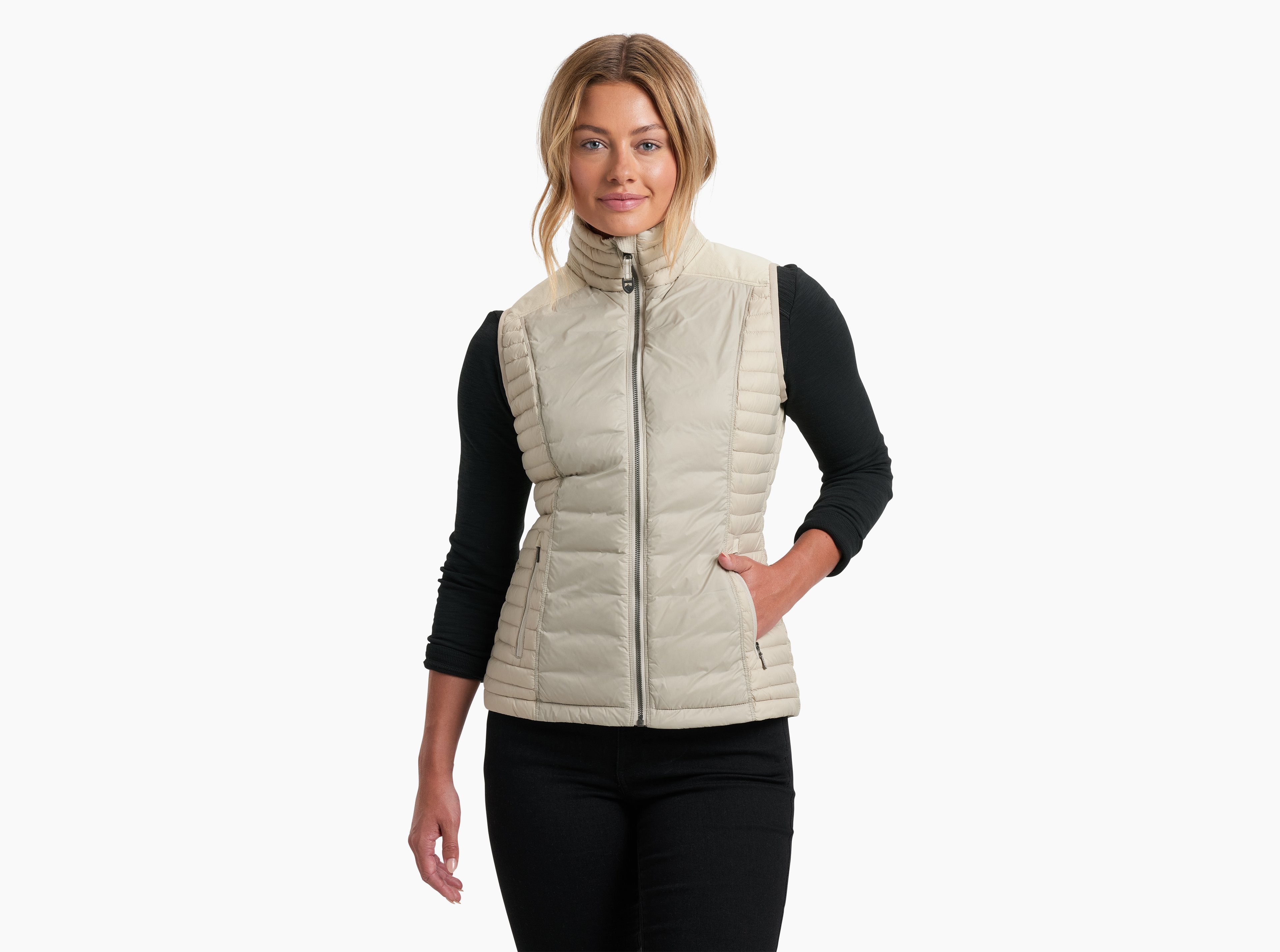 KUHL W's Spyfire Vest SILVERSTONE Front