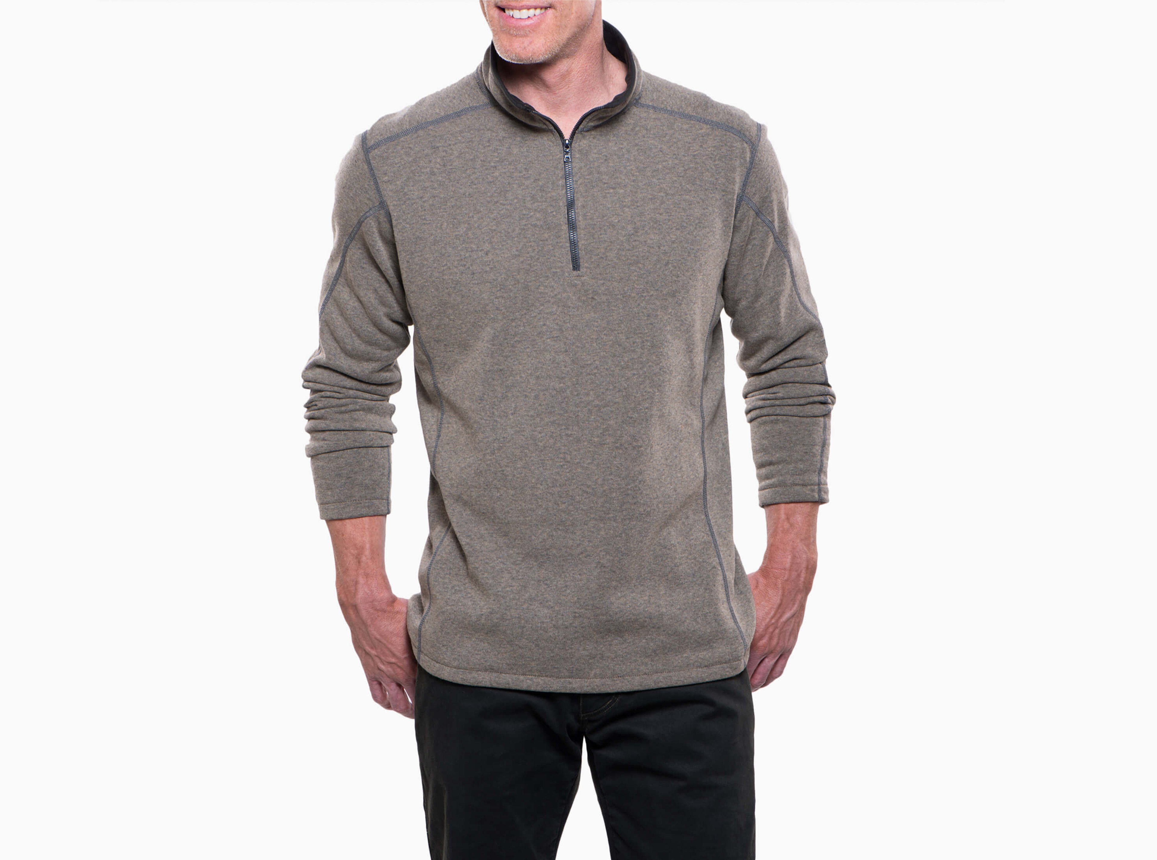 KUHL Revel 1/4 Zip OATMEAL Front