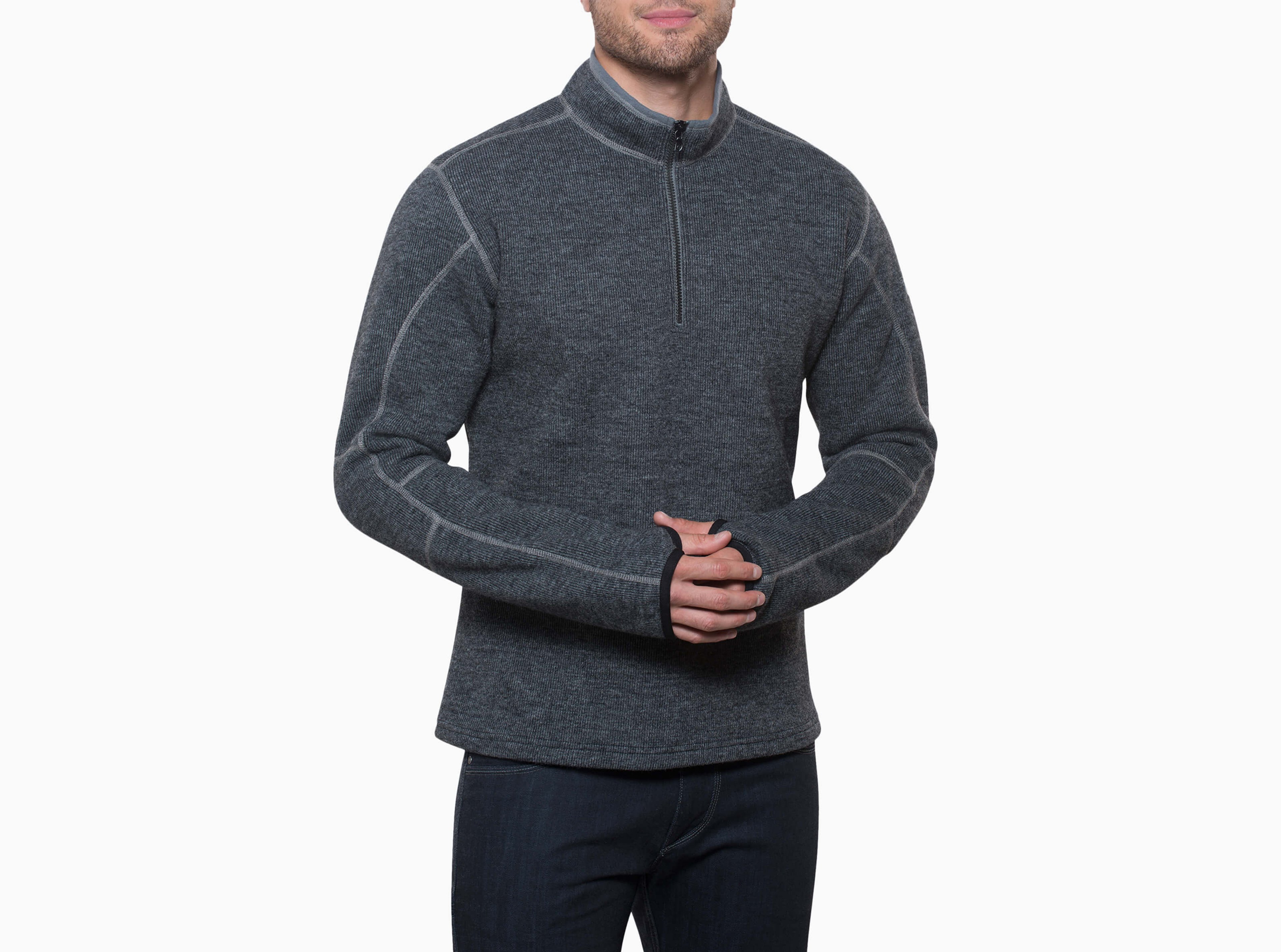 KUHL Thor 1/4 Zip GRAPHITE Front