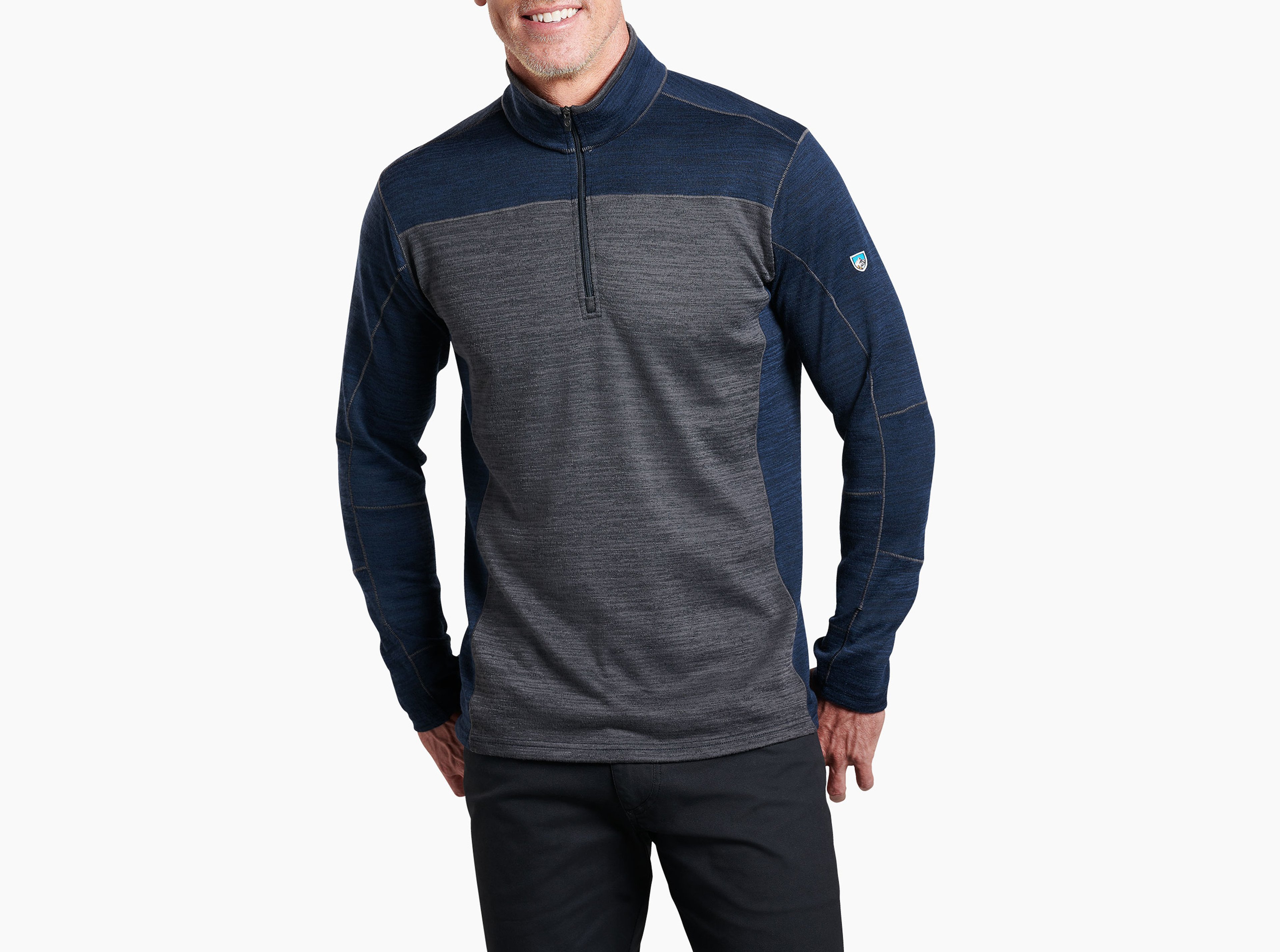 KUHL Ryzer 1/4 Zip MIDNIGHT Front