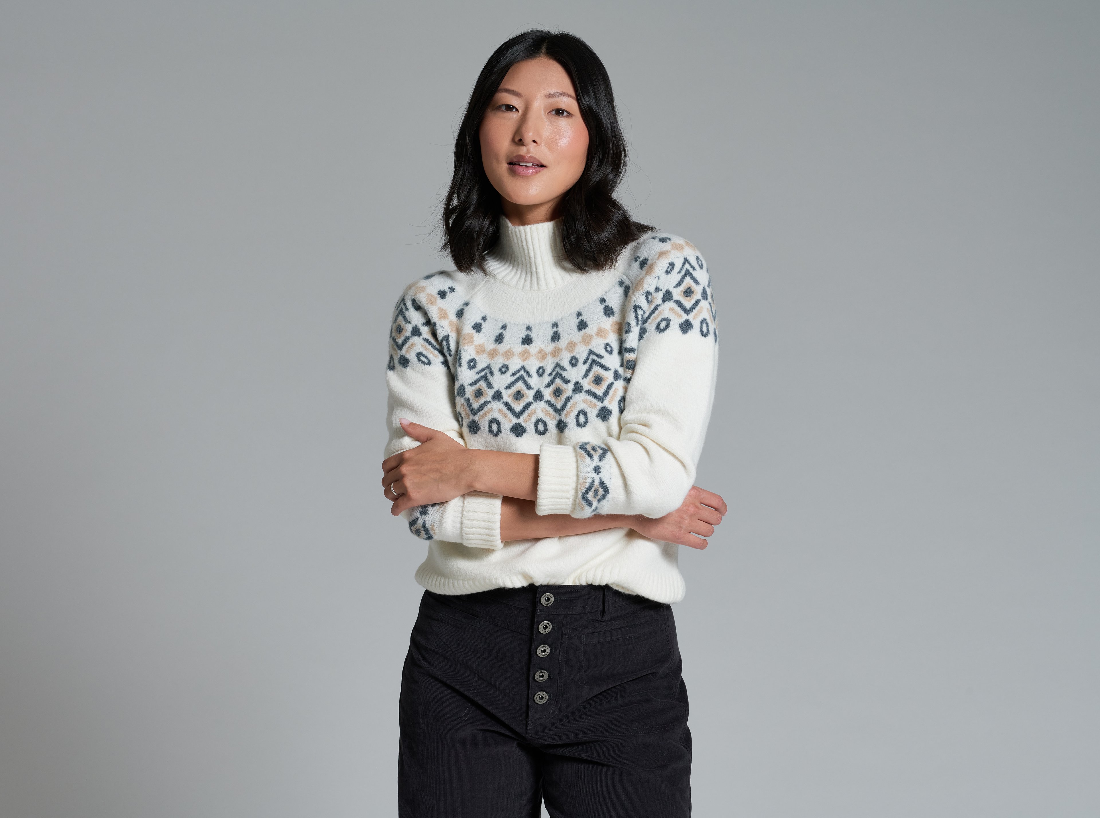 KUHL Alpina Sweater ALPINE WHITE Front