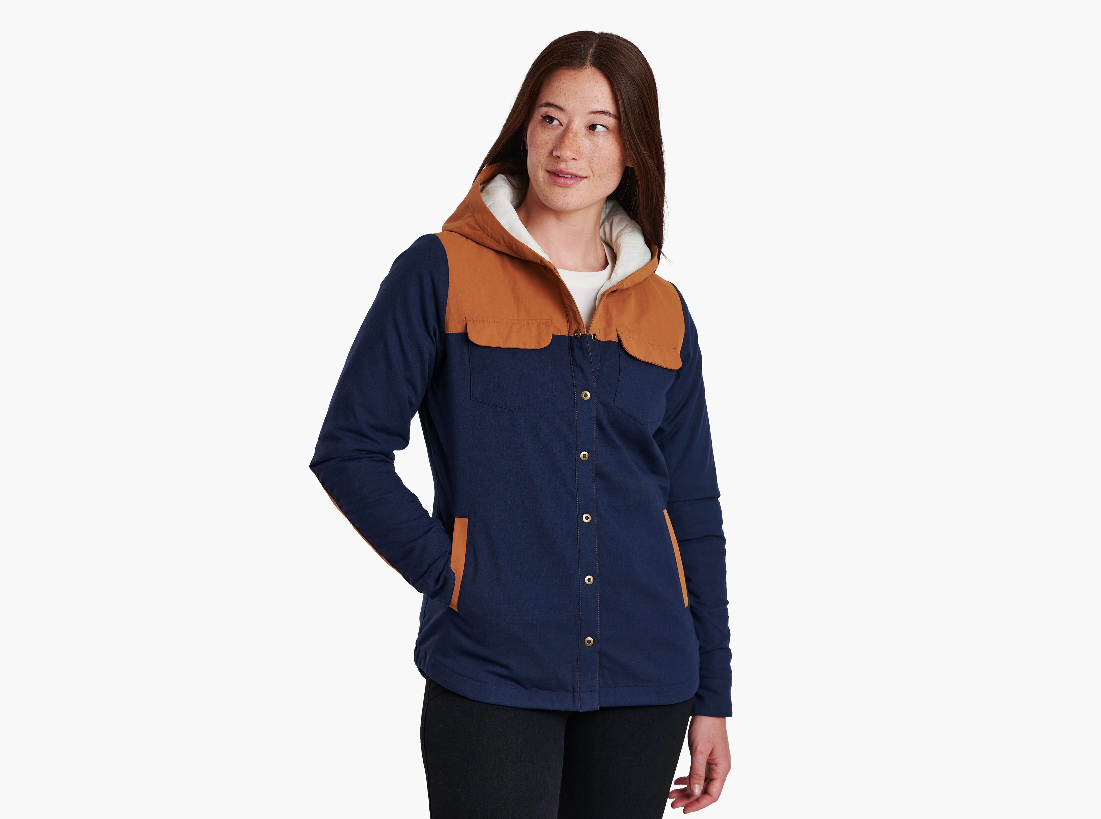 KUHL Artisan Hooded Shirtjak INDIGO Front