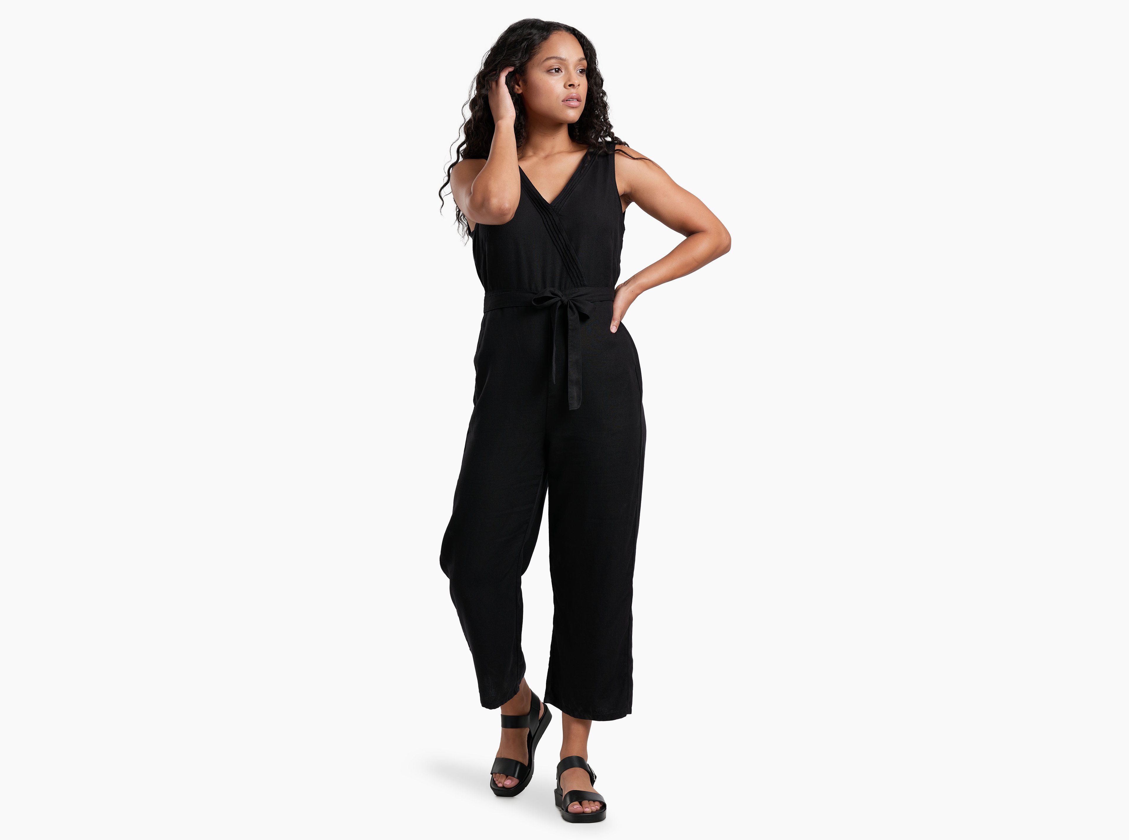KUHL Fresco Jumpsuit BLACK Front
