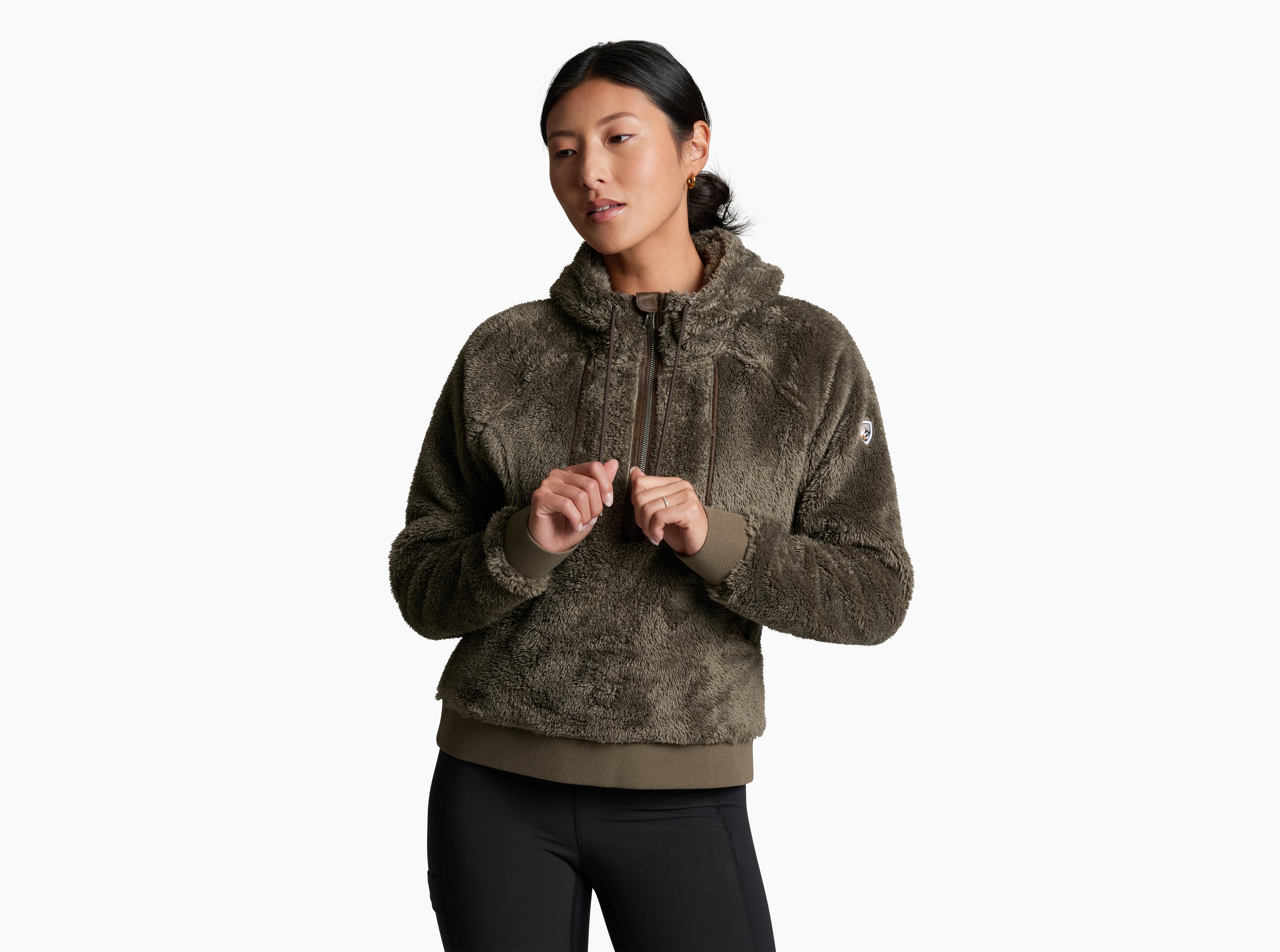 KUHL Avina Flight Pullover Hoody BREEN Front