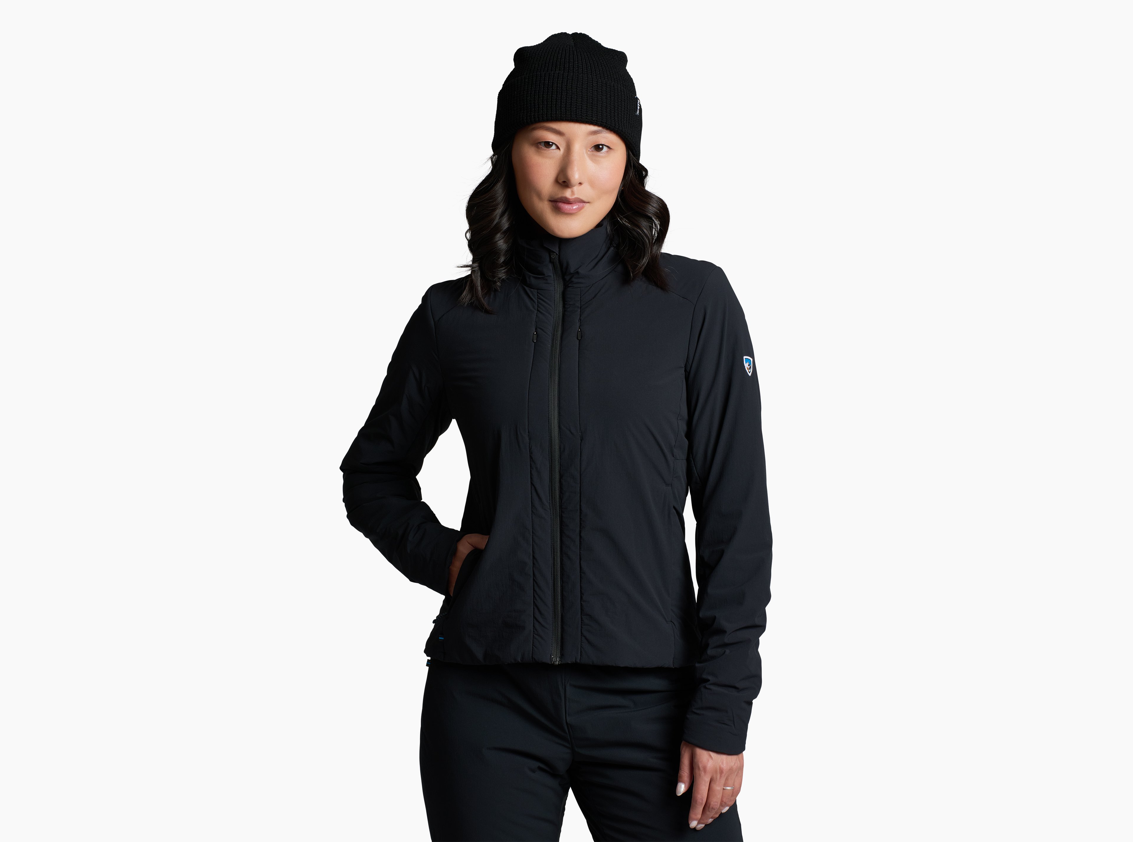 KUHL W's AeroLight Jacket RAVEN Front