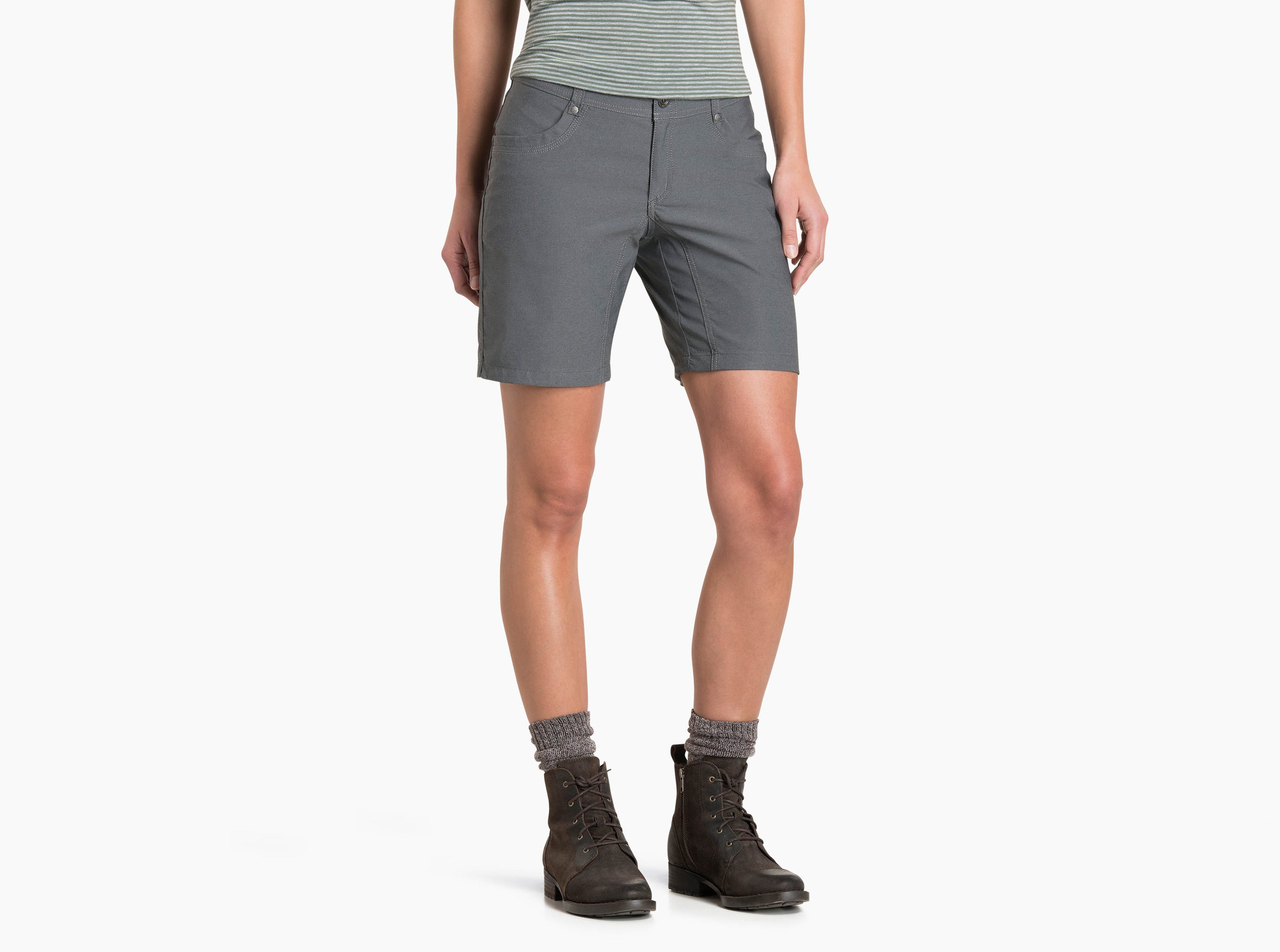 KUHL Trekr Short 8 CHARCOAL Front