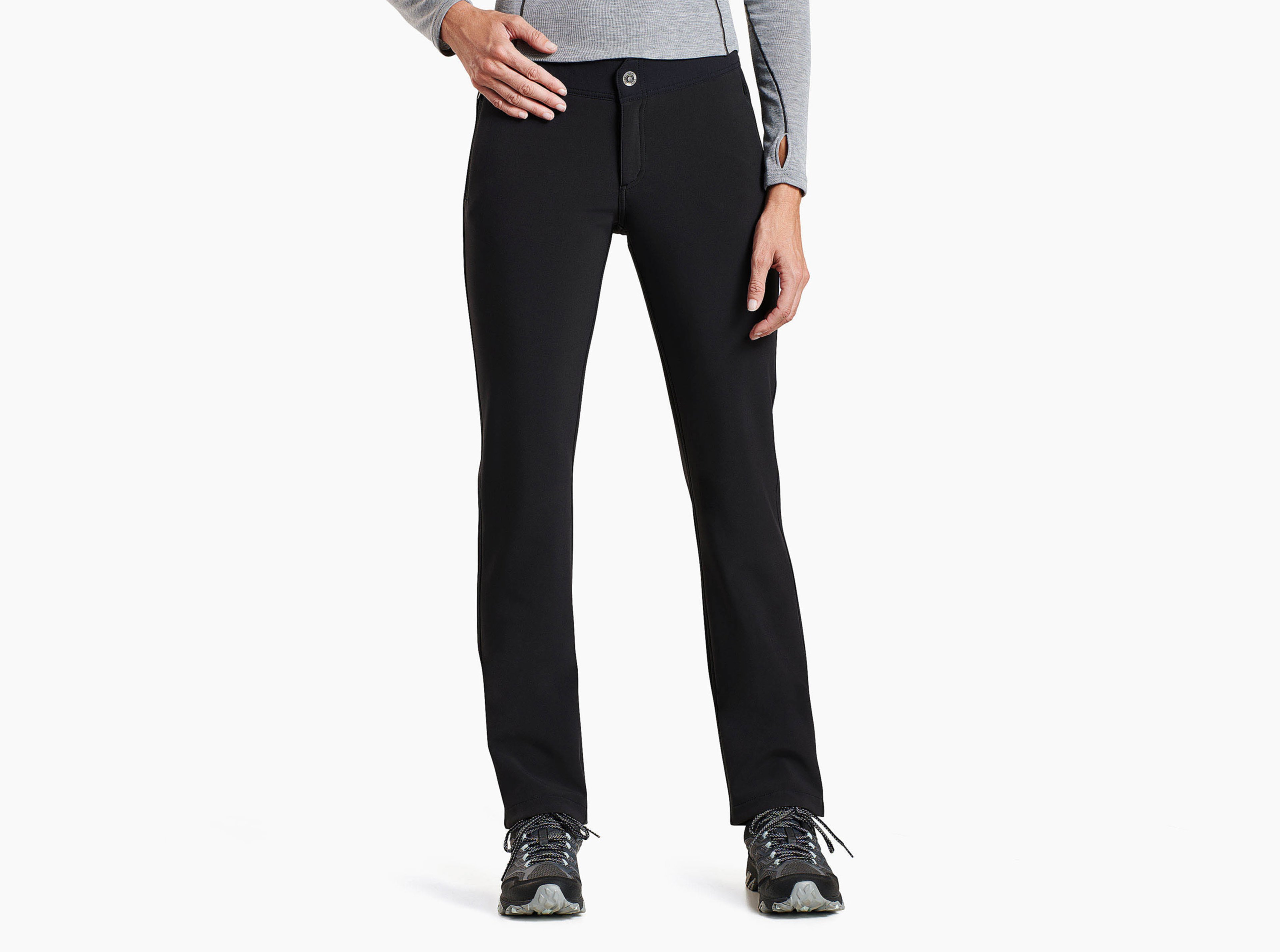 KUHL W's Frost Softshell Pant RAVEN Front