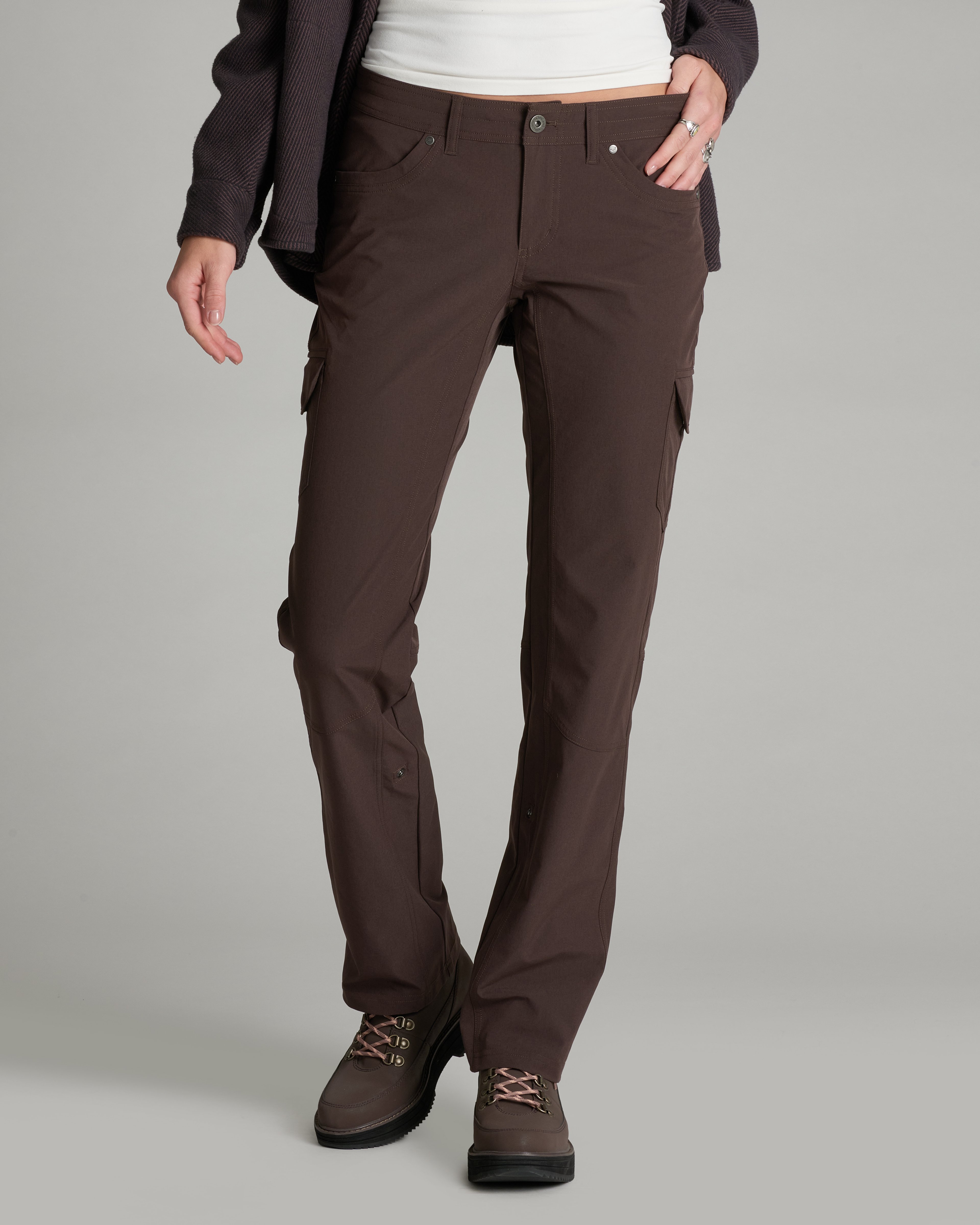 KUHL Freeflex Roll-Up Pant FRENCH ROAST Front