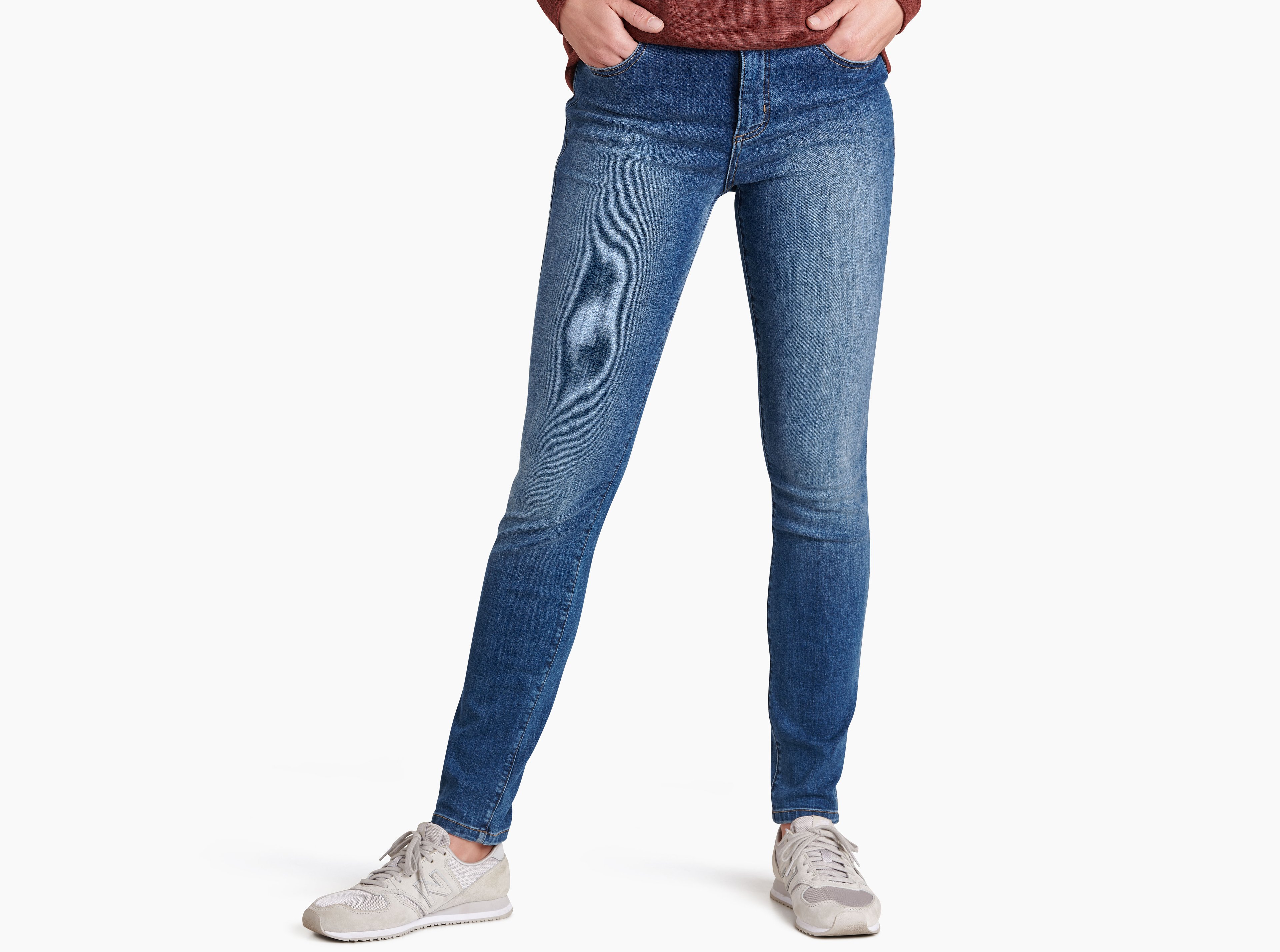 KUHL 9 Kontour Flex Denim Skinny VINTAGE BLUE Front