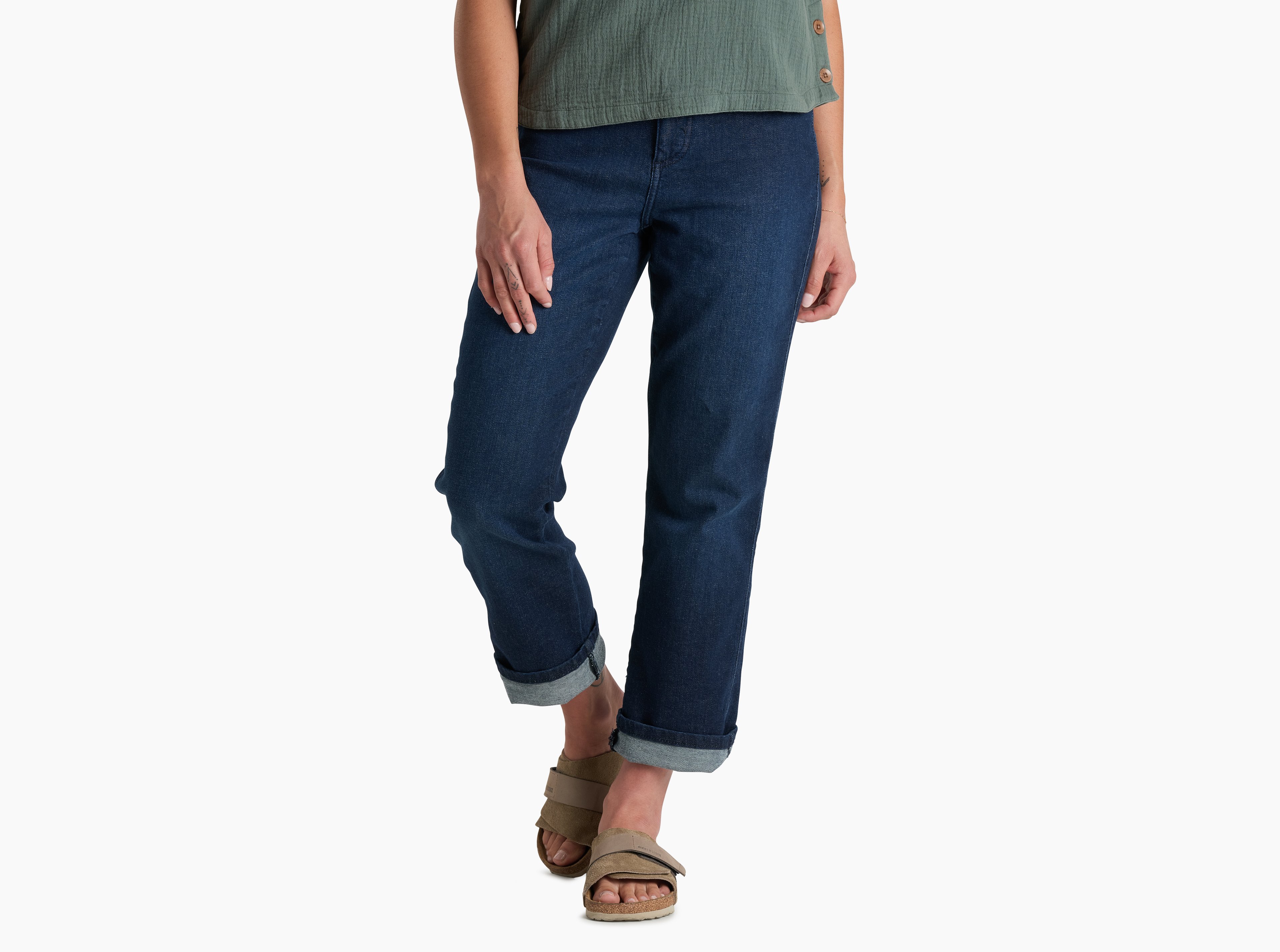 KUHL Kontour Boyfriend Denim MIDNIGHT Front