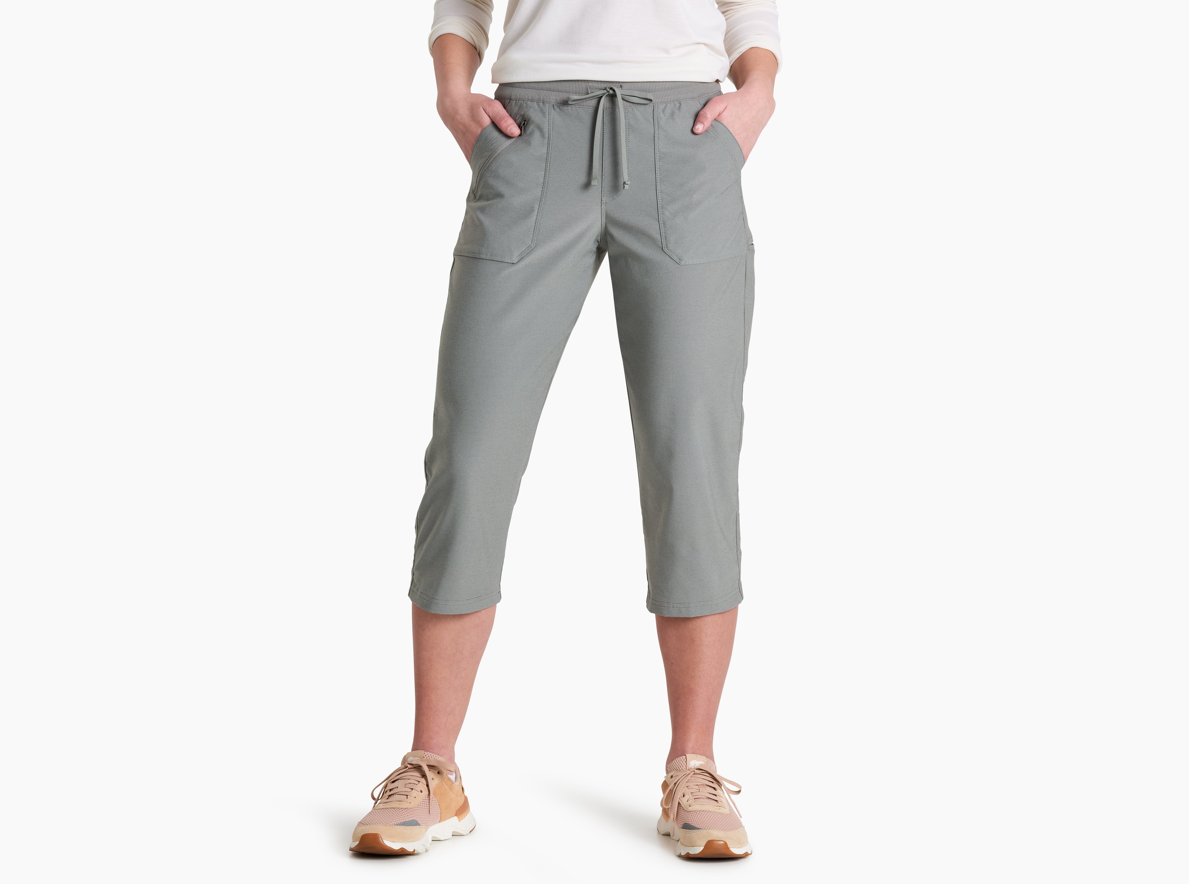 KUHL Trekr Pull On Kapri STONE Front
