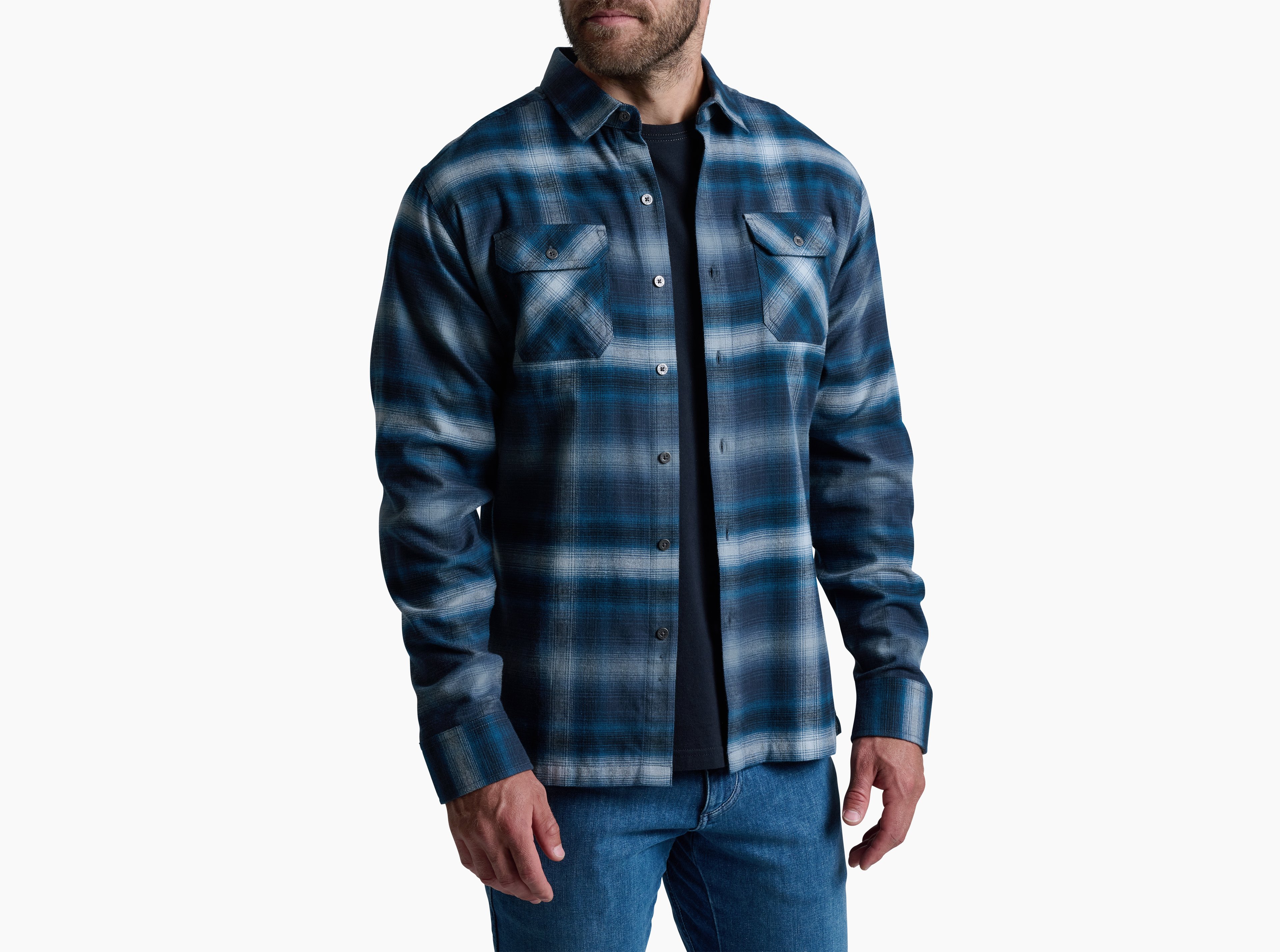 KUHL Dillingr Flannel LS BLUE RIDGE Front