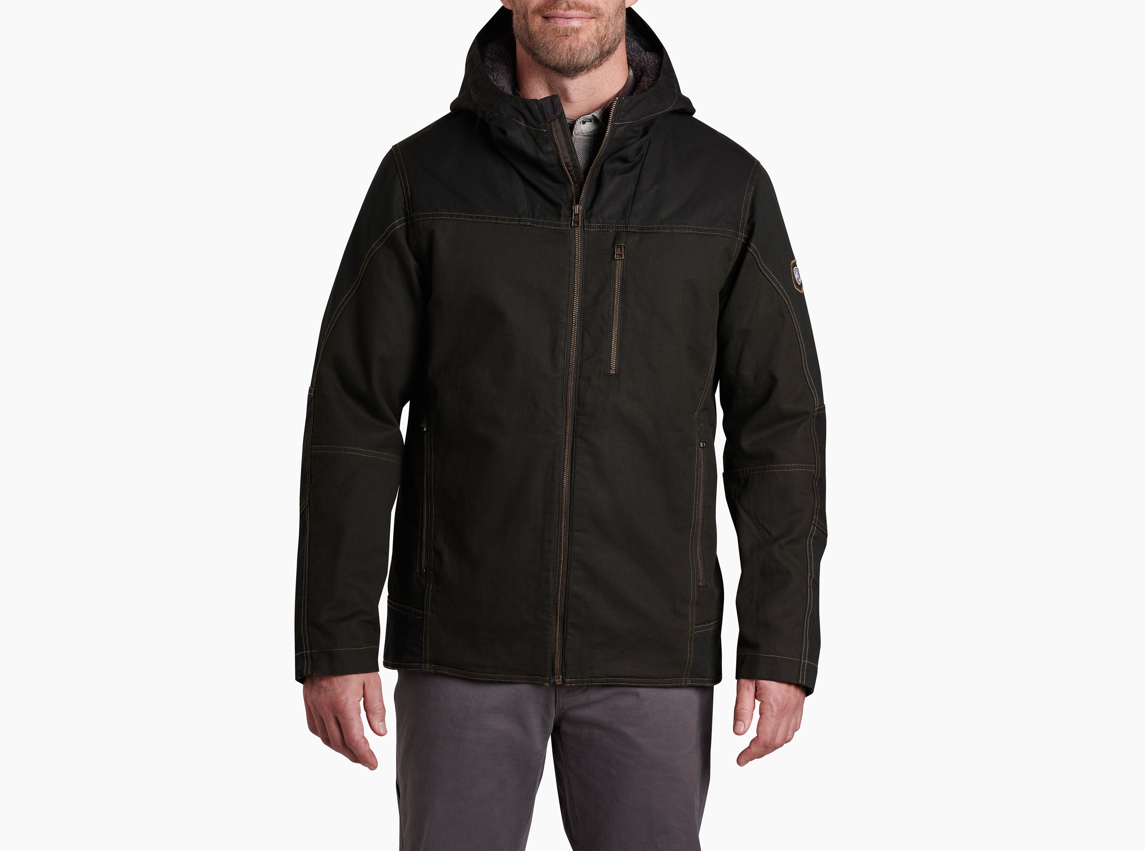 KUHL M's Law Fleece Lined Hoody ESPRESSO Front