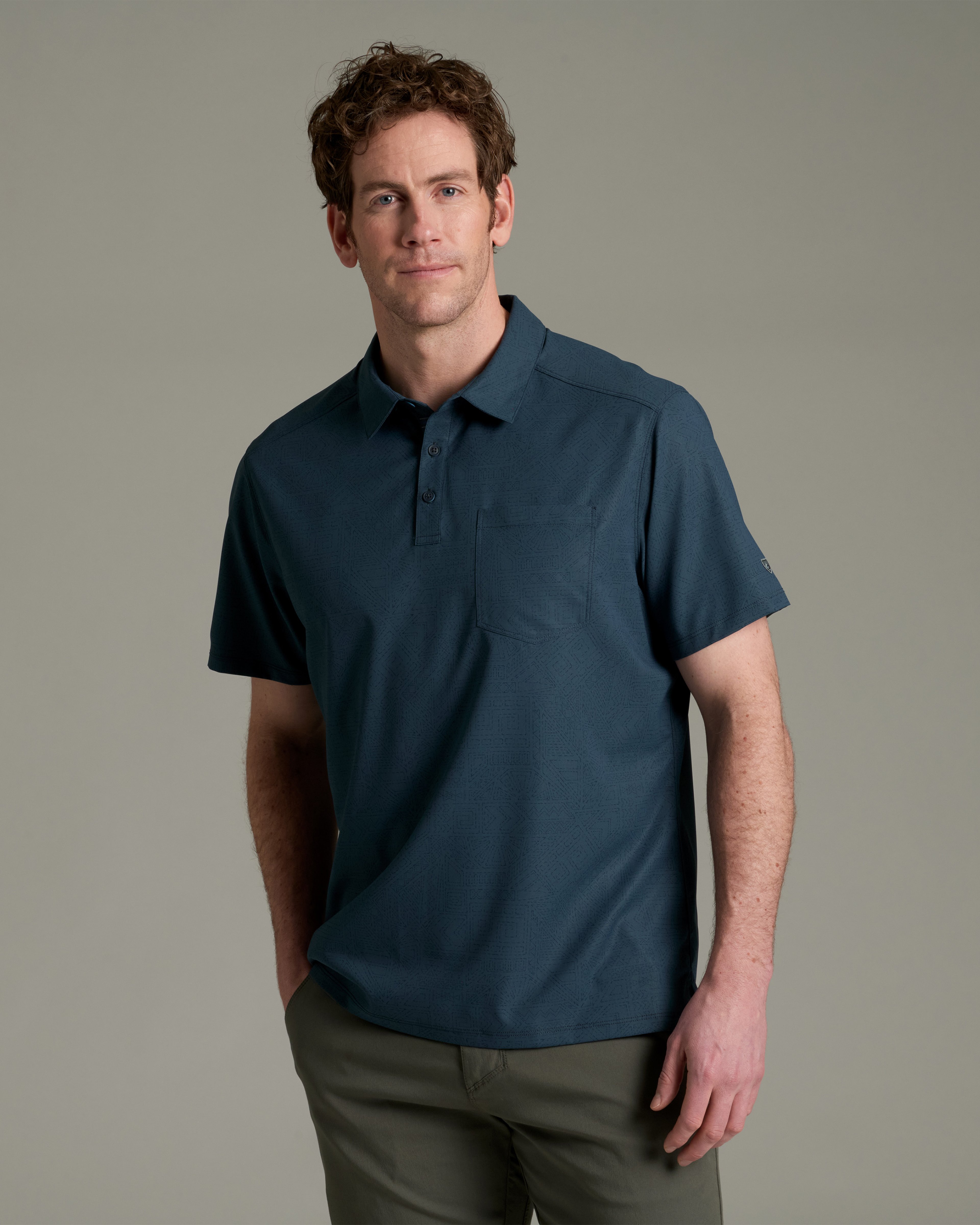 KUHL Persuadr Polo MIDNIGHT TIDE Front