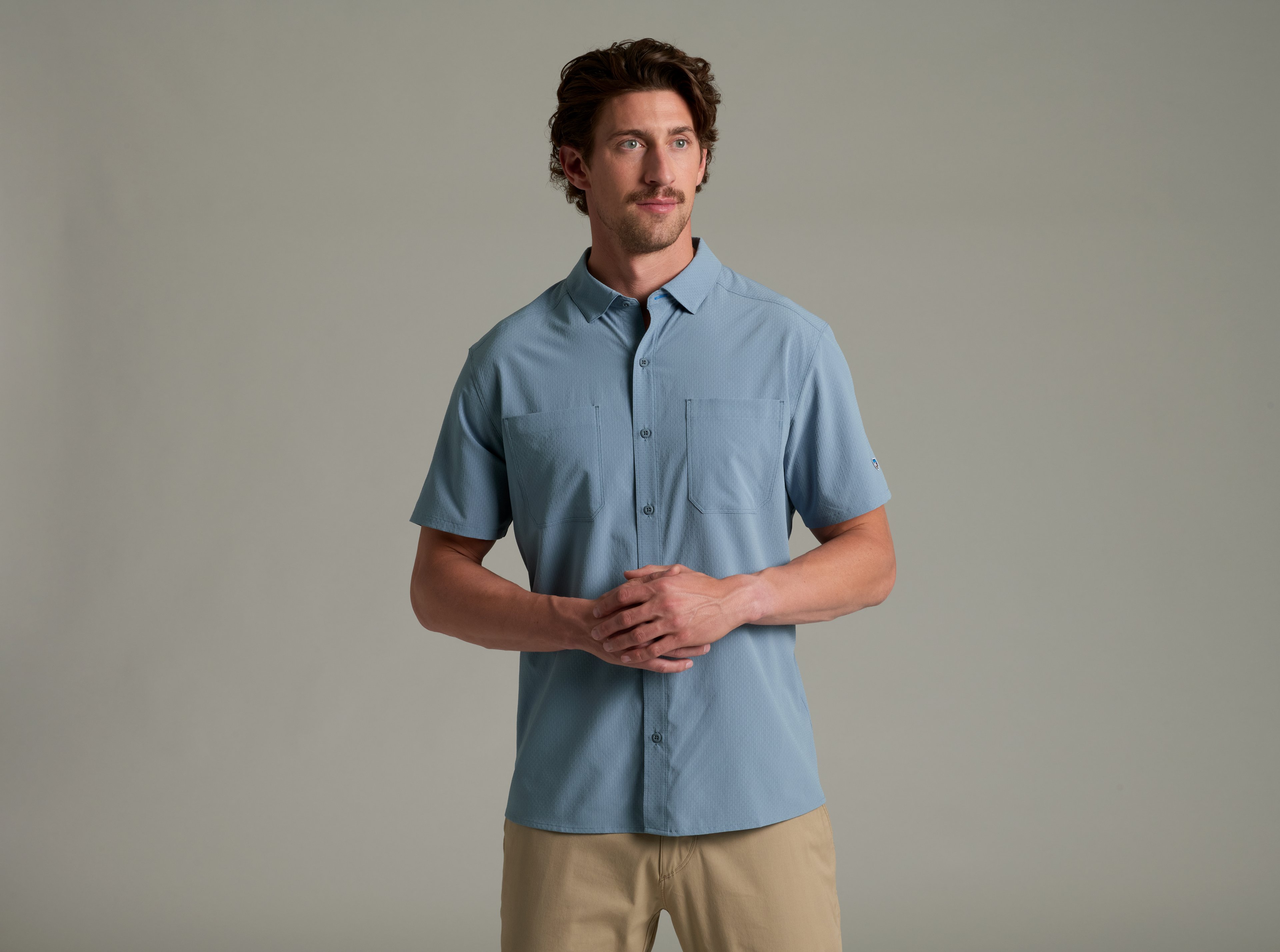 KUHL Edge SS MINERAL BLUE  Front