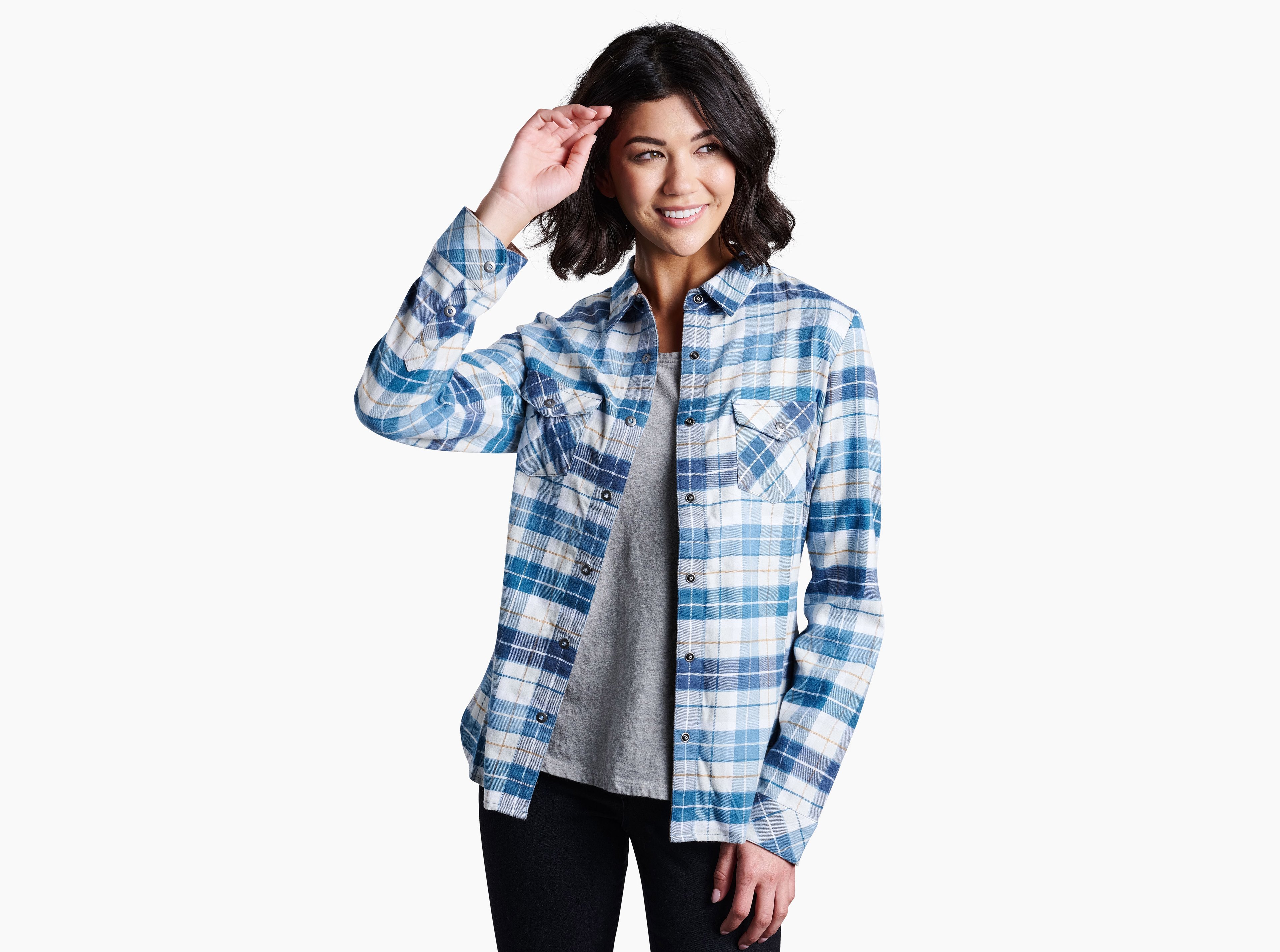 KUHL Tess Flannel DUSTY BLUE