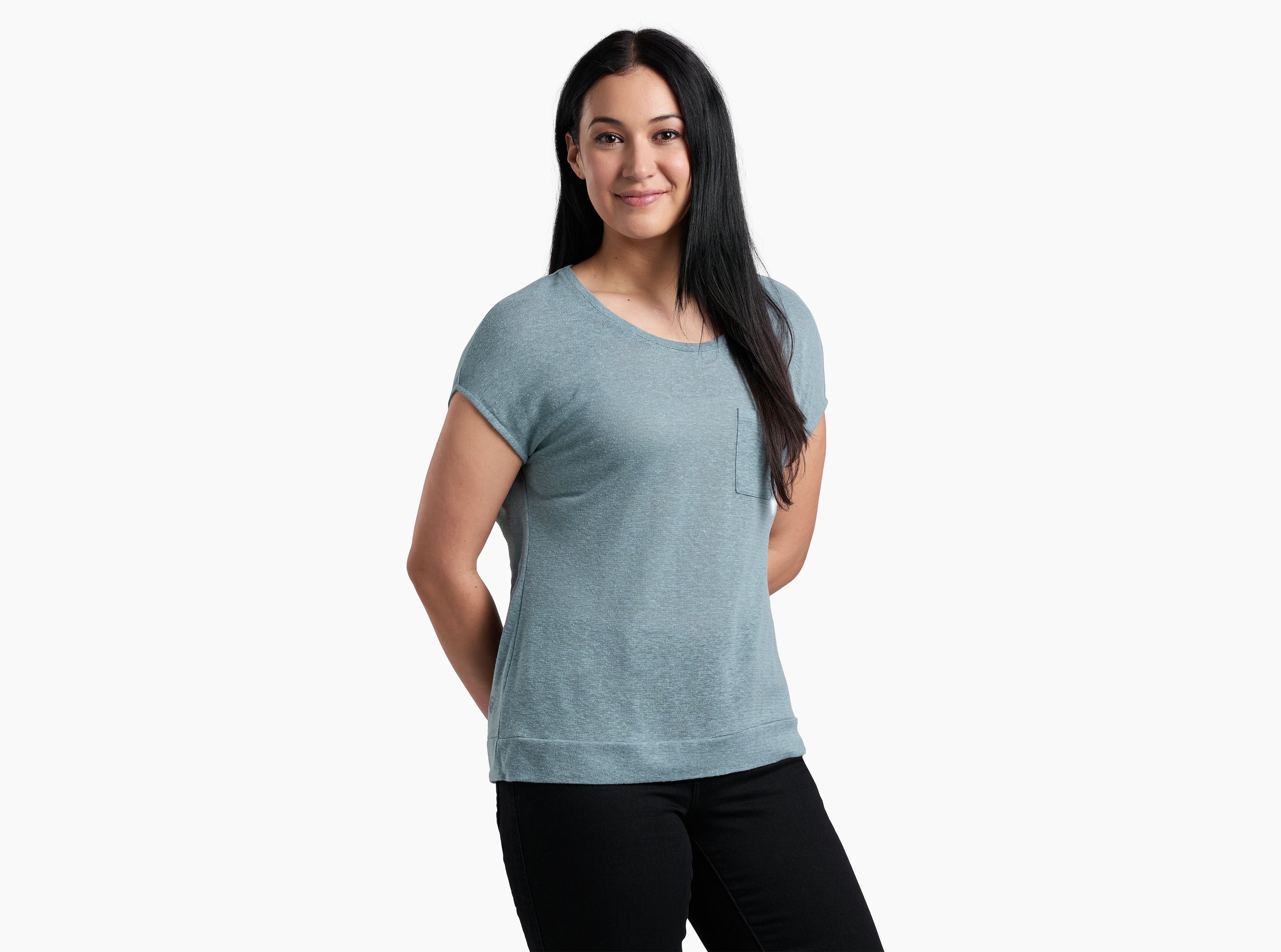 KUHL Brisa Twist SS EUCALYPTUS Front