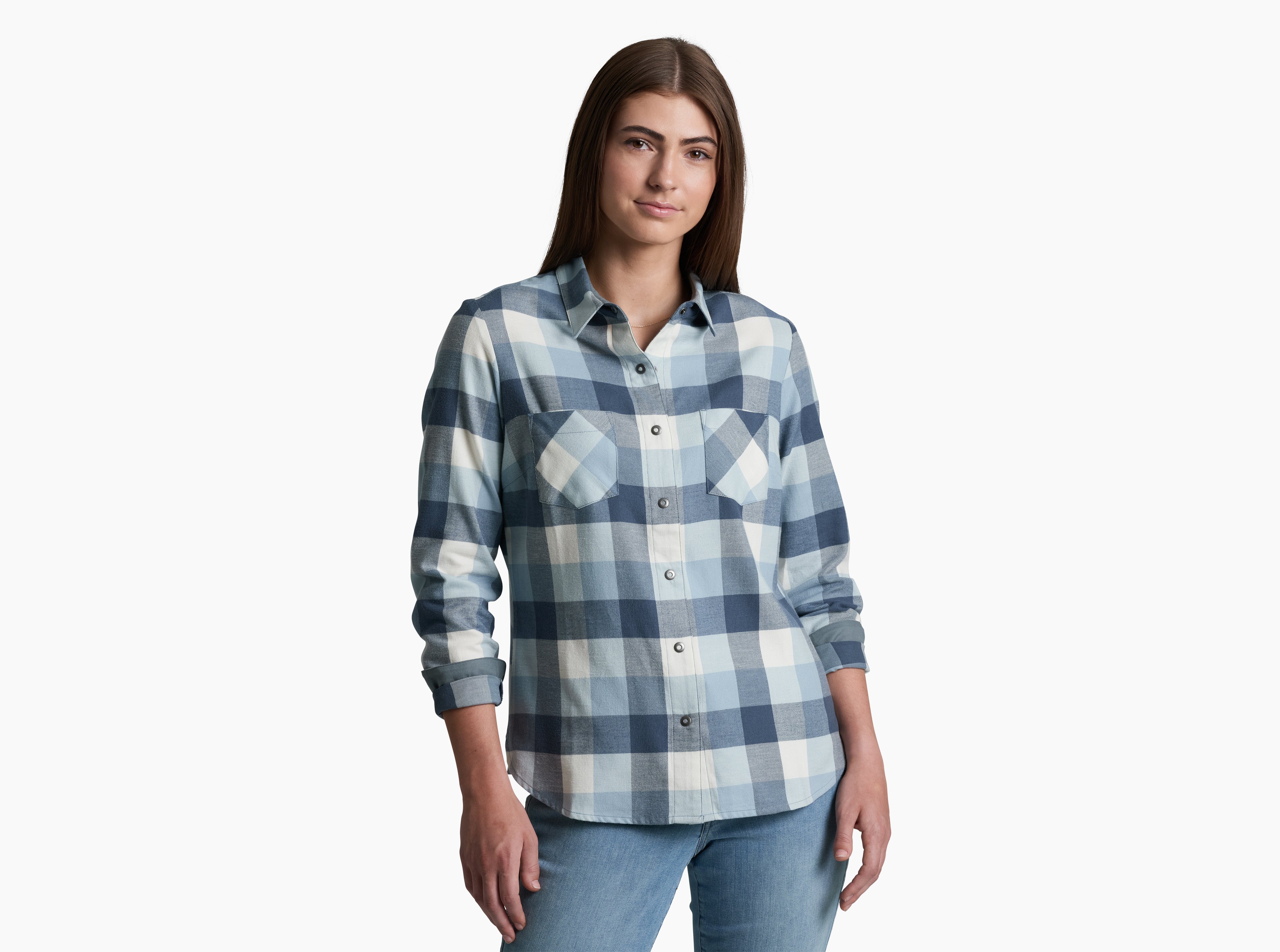 KUHL Darcy Flannel WINTER SKY Front