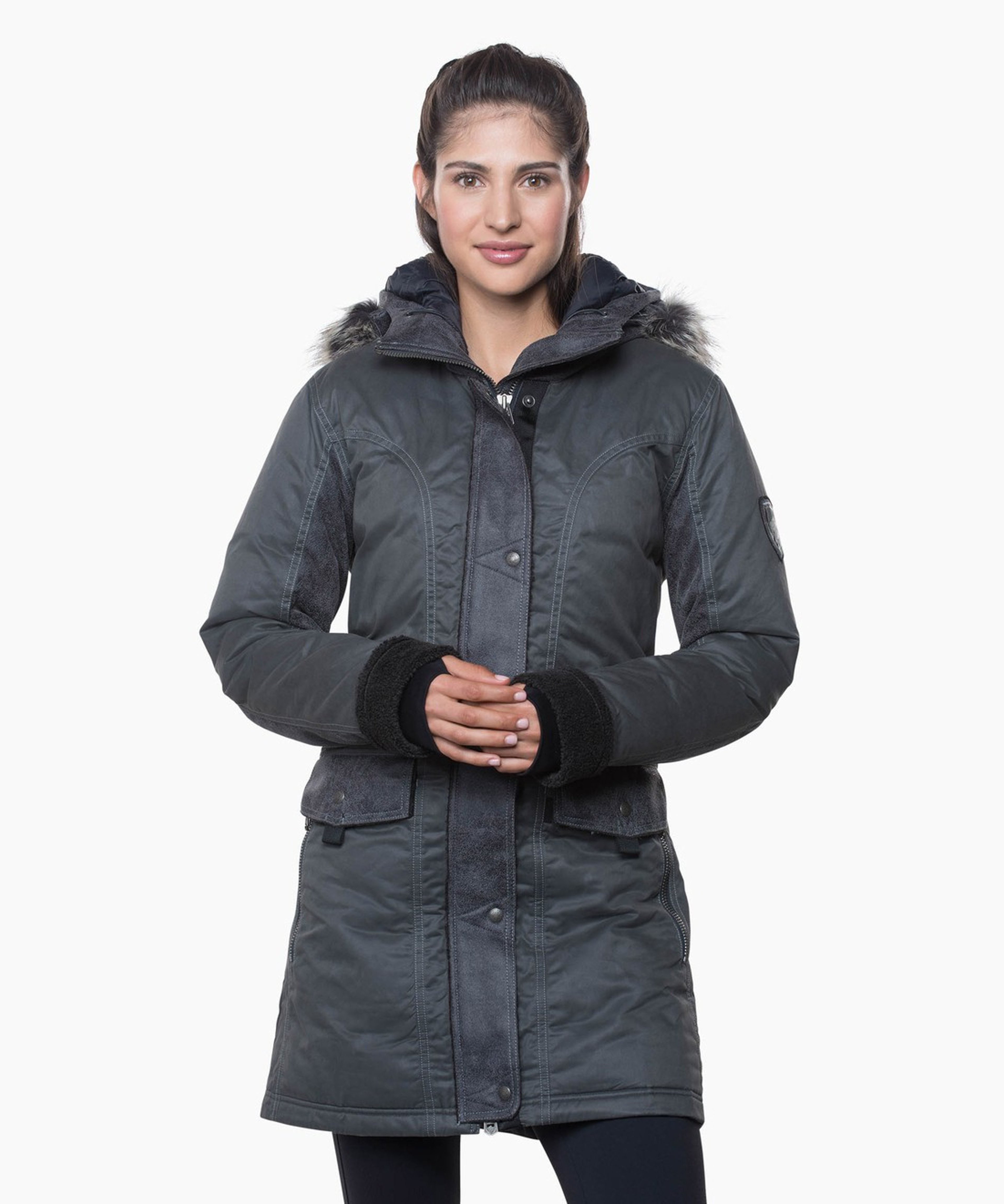 KUHL W's Arktik Down Parka Carbon Front