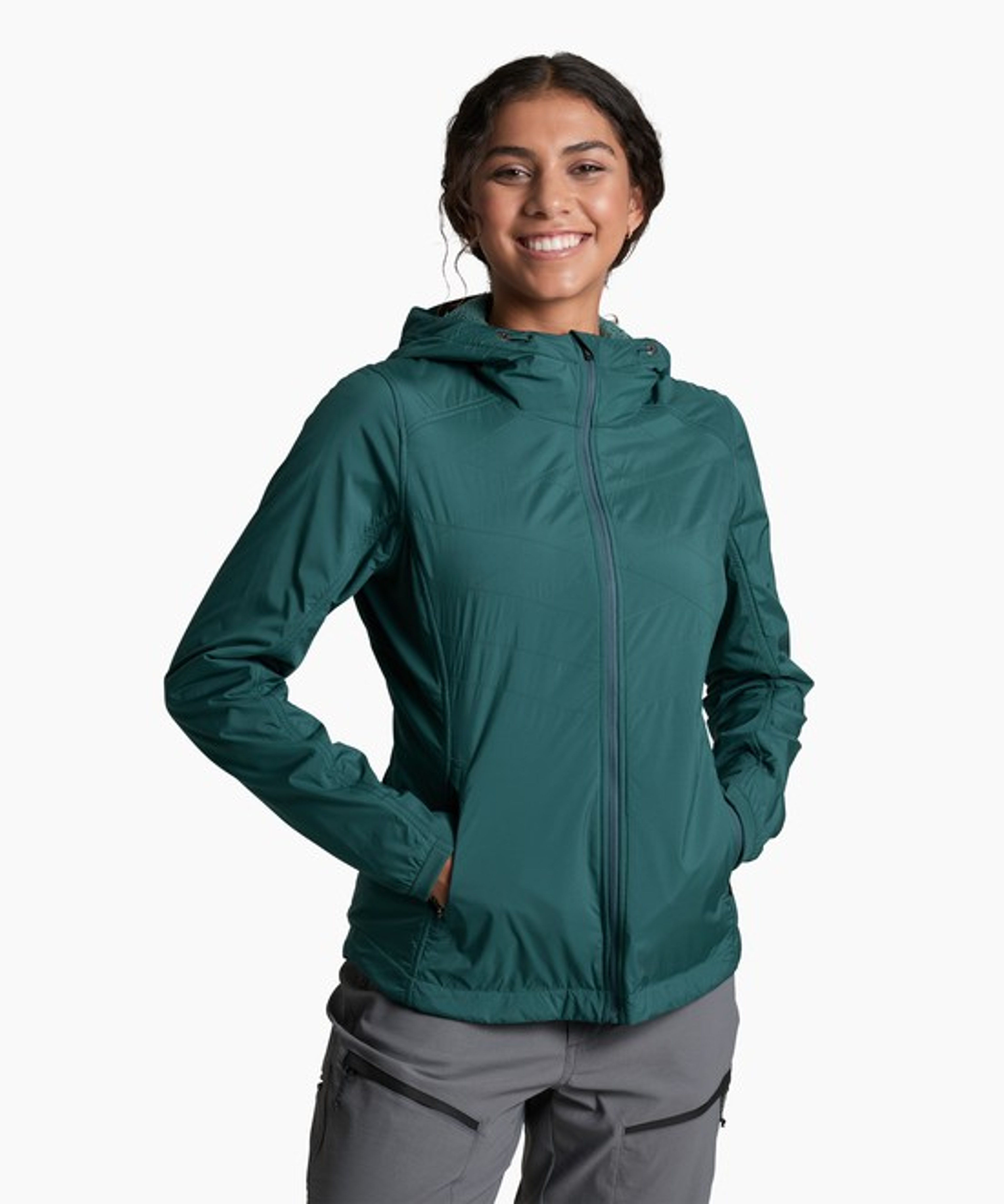 KUHL W's The One Hoody Spruce Front