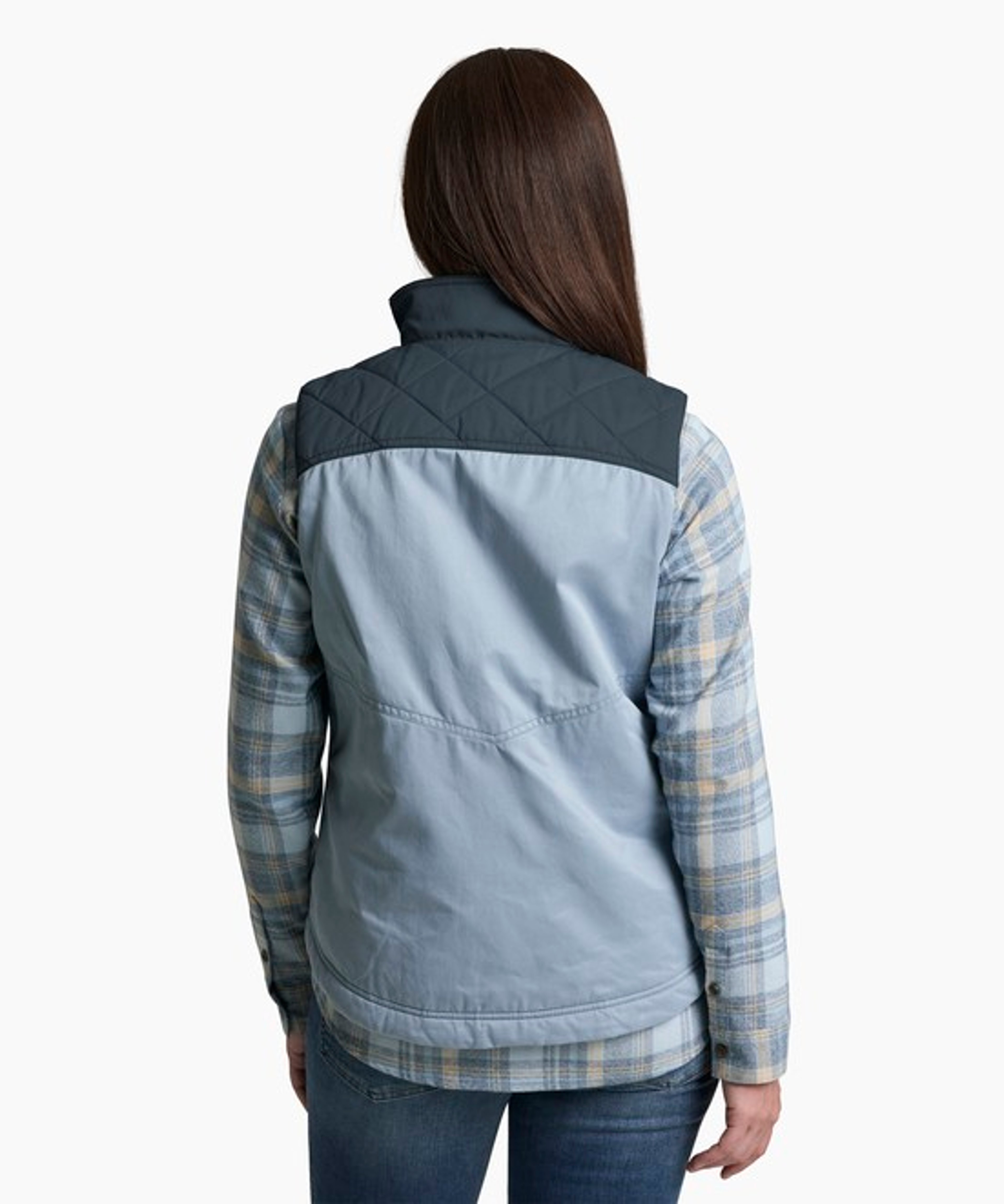 KUHL W's Celeste Lined Vest Winter Sky / Mutiny Blue Back