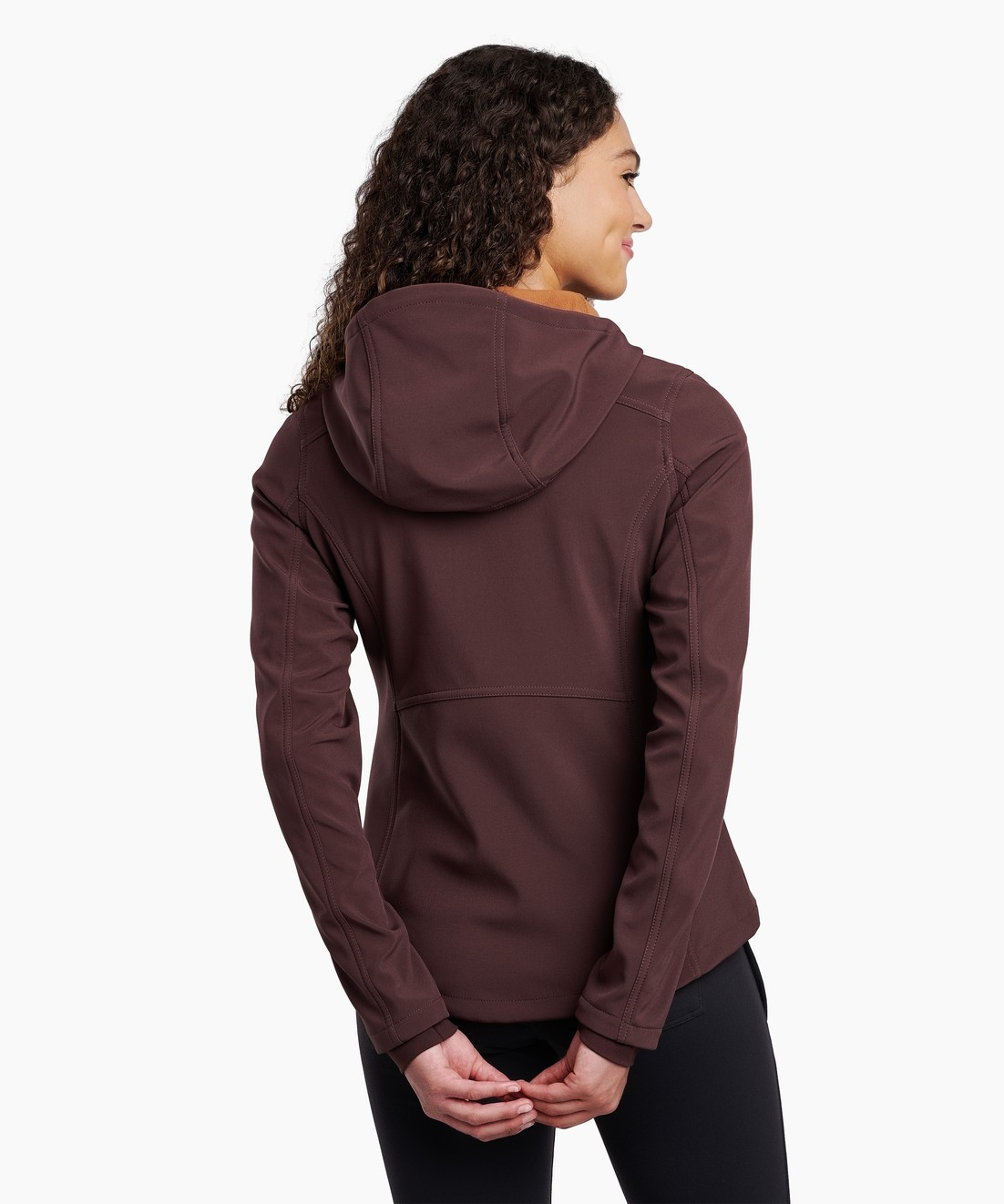KUHL W's Frost Softshell Hoody Ganache Back