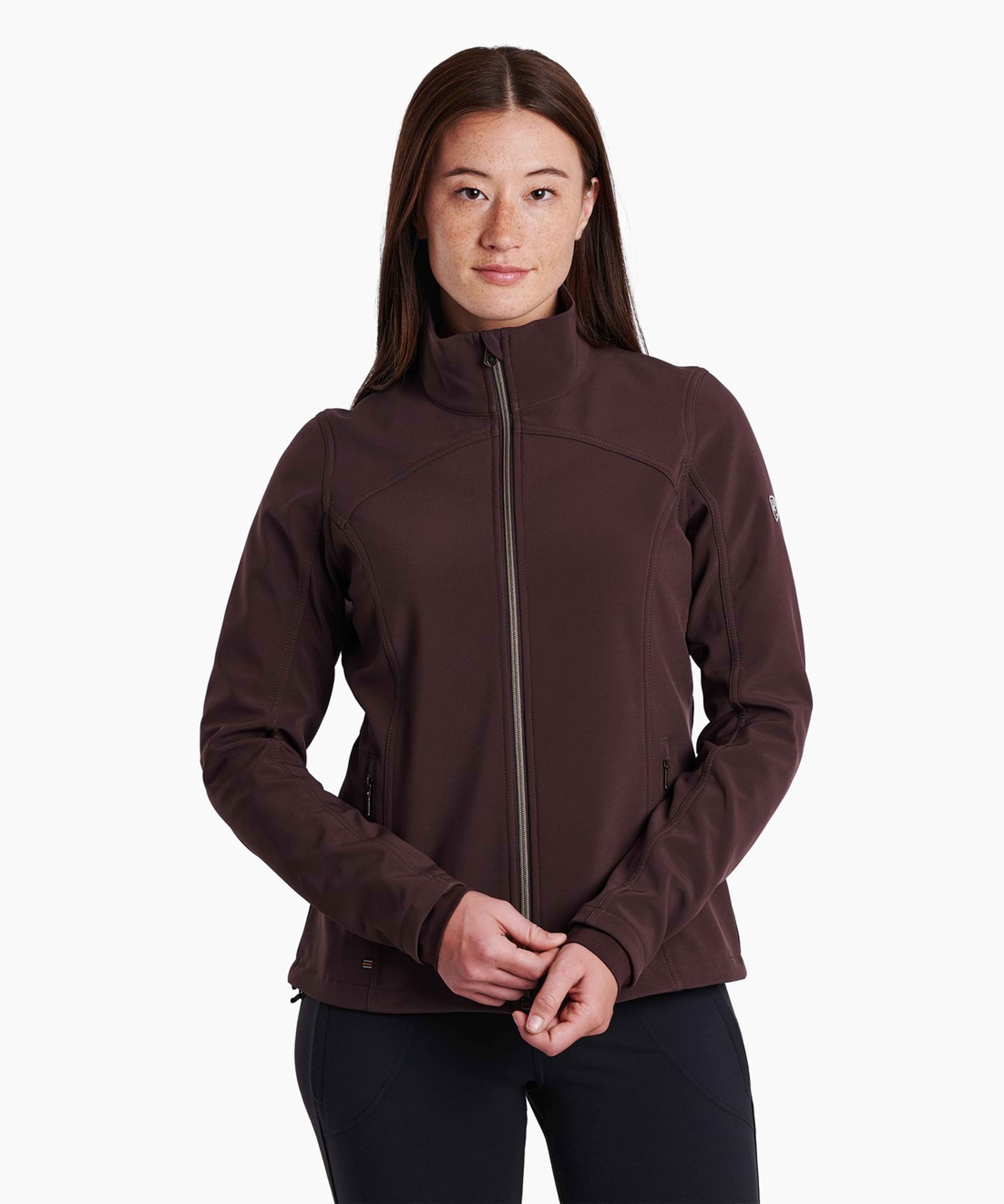 KUHL W's Frost Softshell Jacket Ganache Front