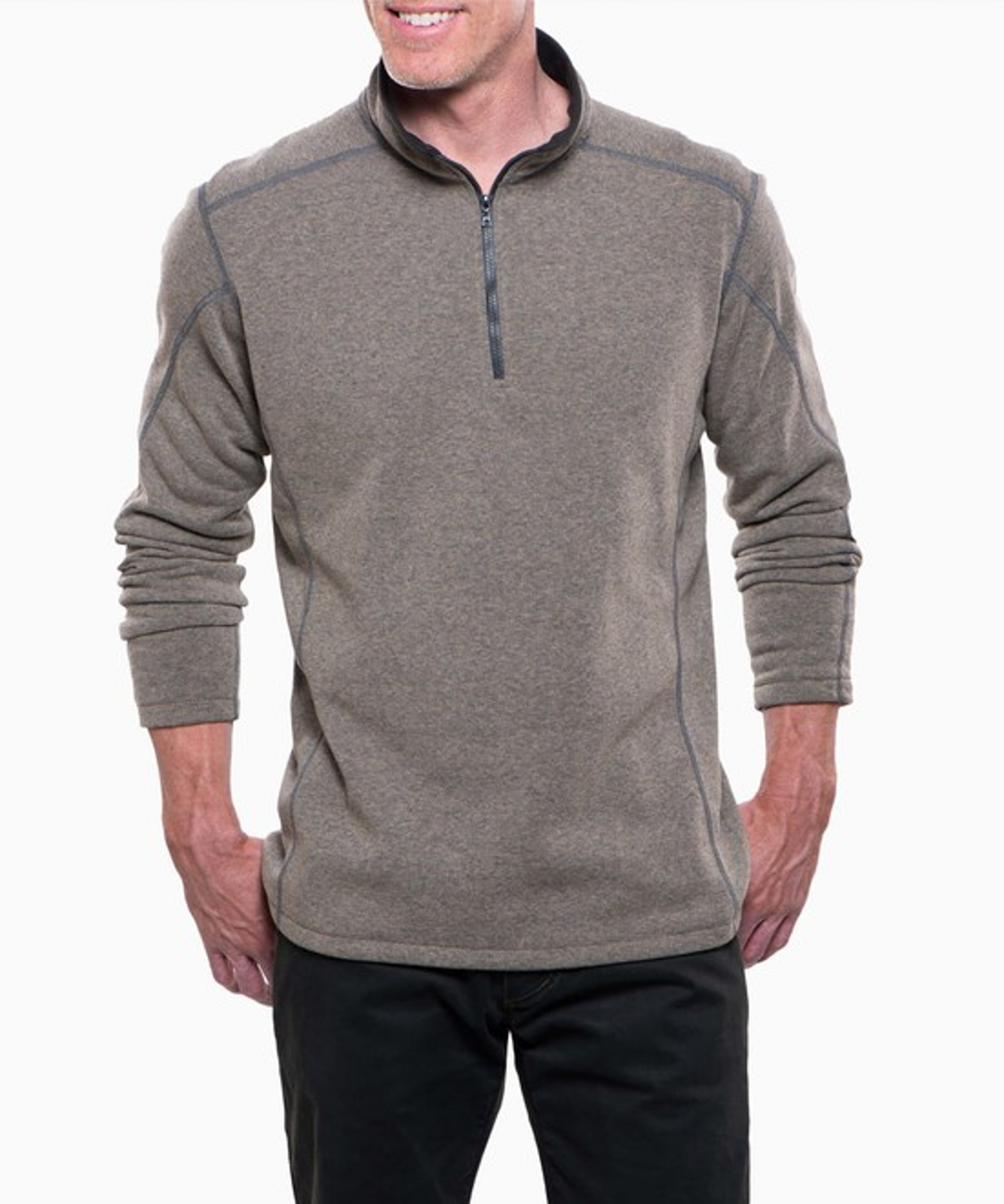 KUHL Revel 1/4 Zip Oatmeal Front