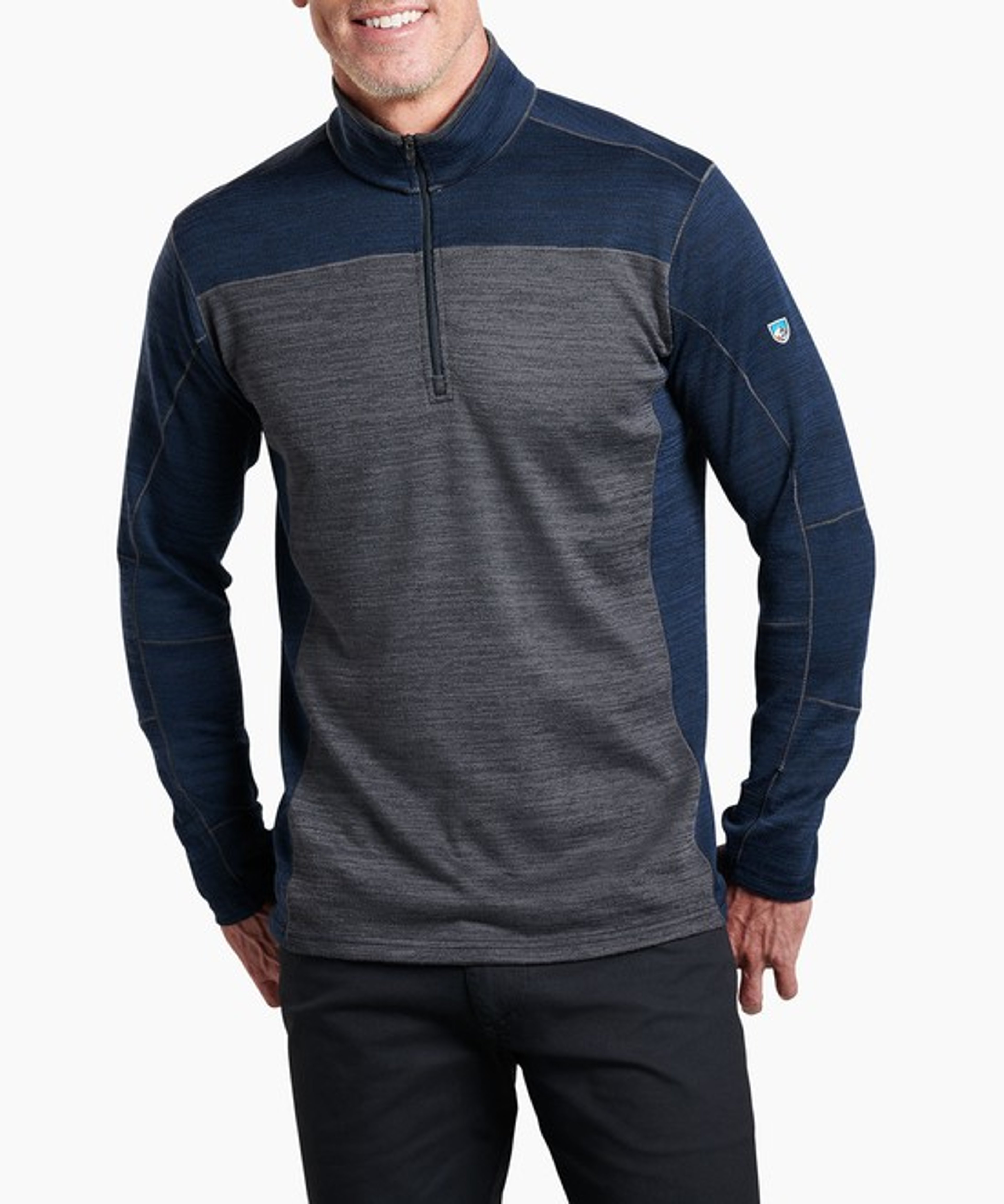 KUHL Ryzer 1/4 Zip Midnight Front