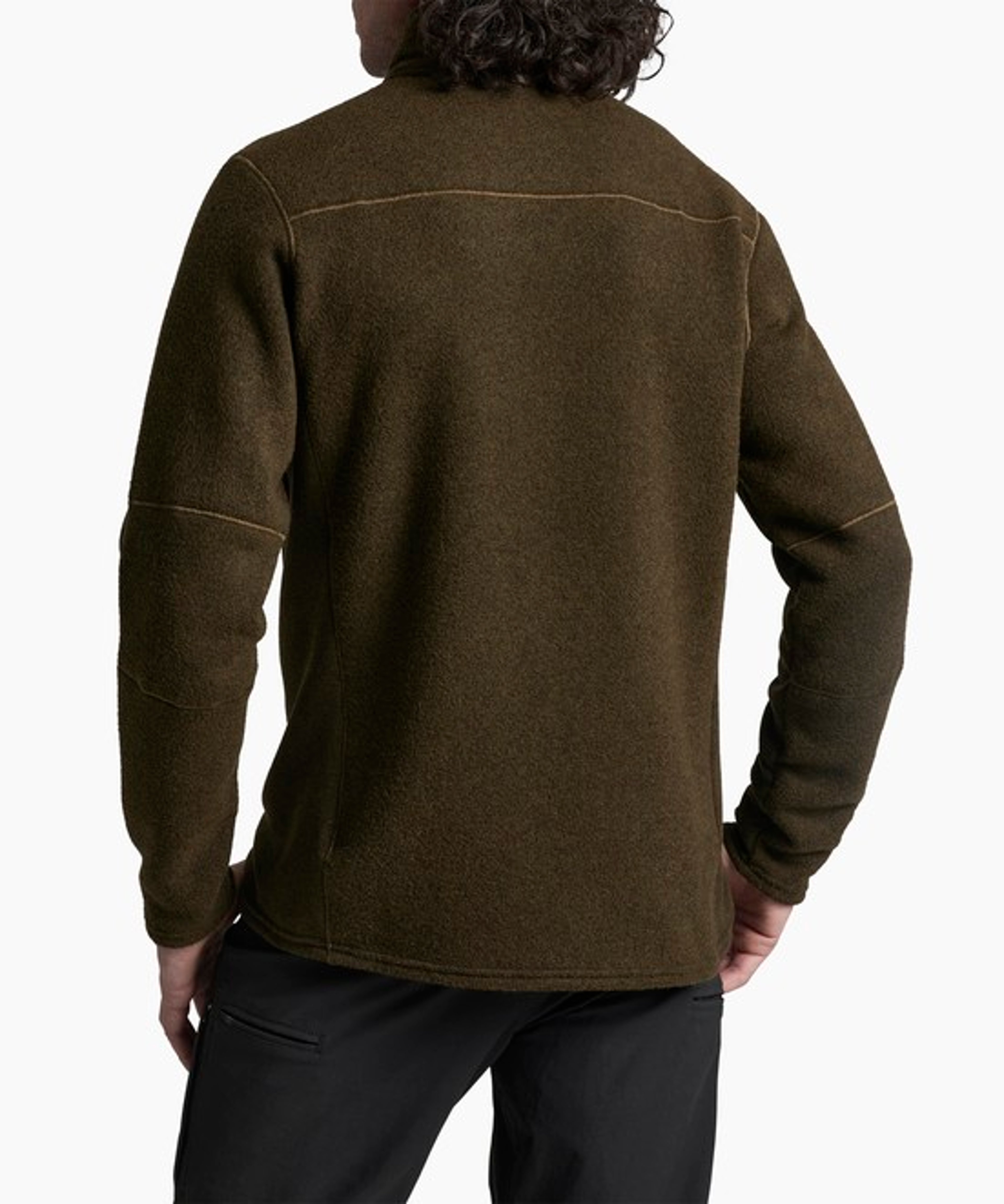 KUHL Interceptr 1/4 Zip Dark Roast Back