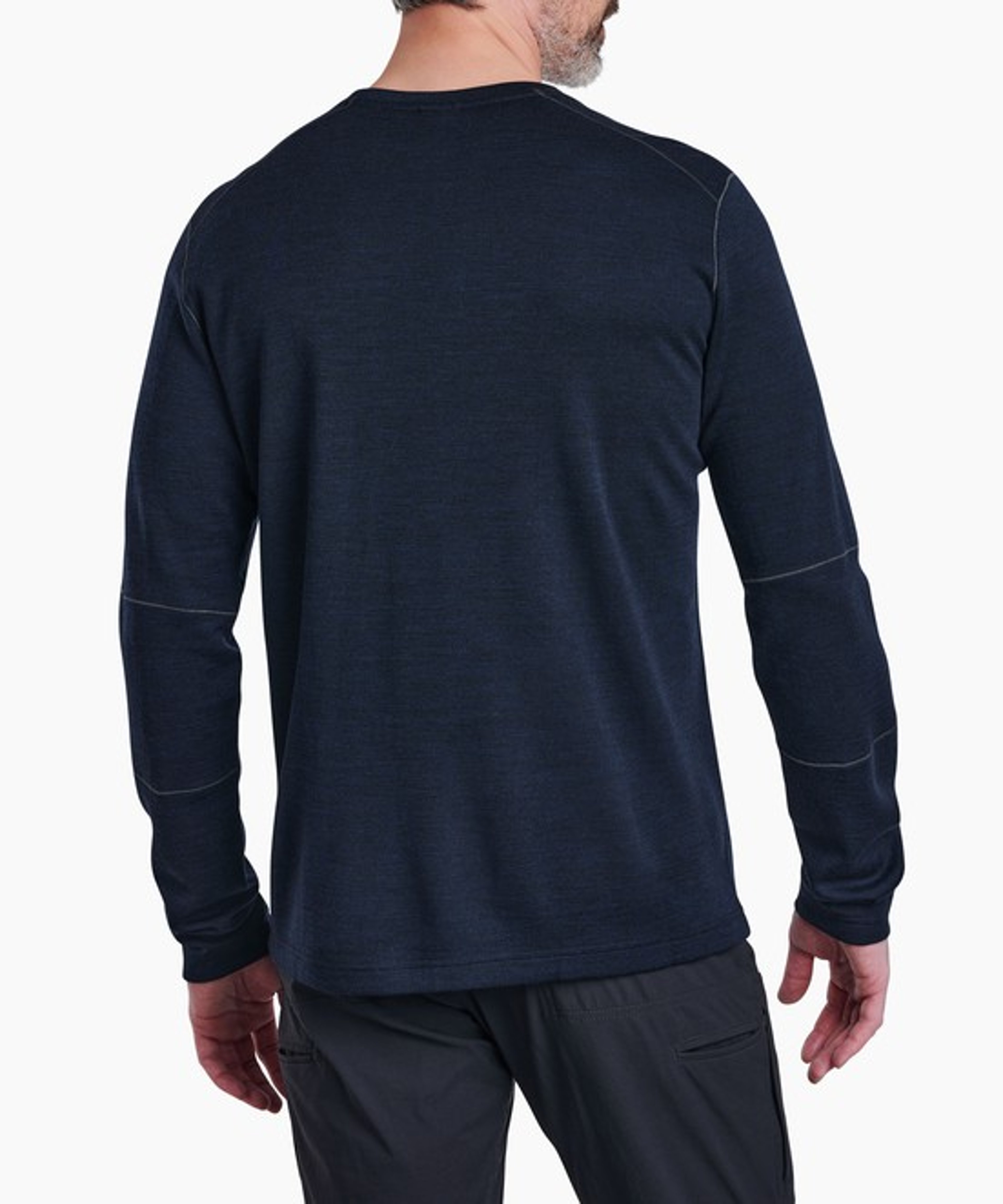 KUHL Invigoratr Merino Crew Pirate Blue Back