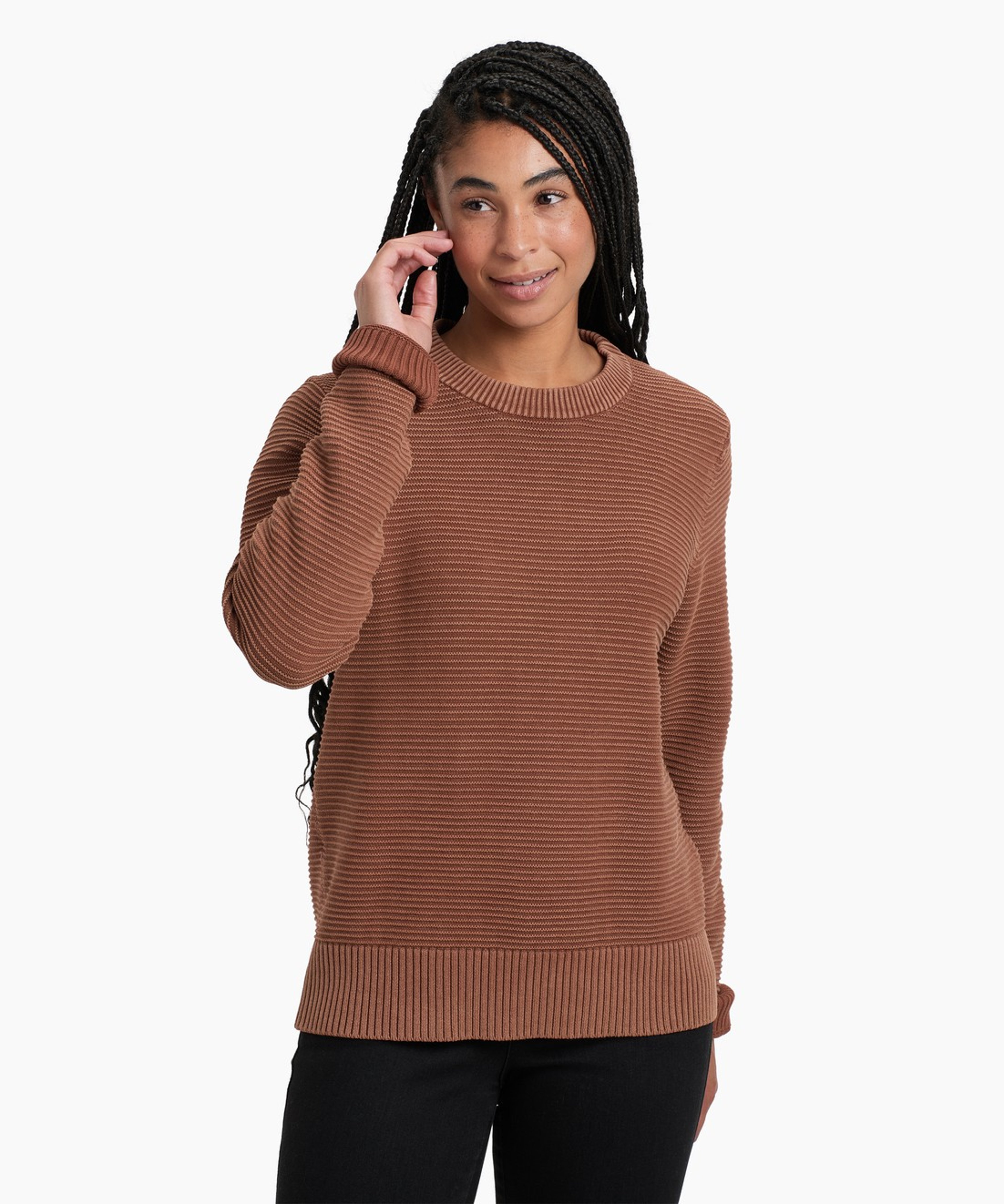 KUHL Sofie Sweater Mocha Front
