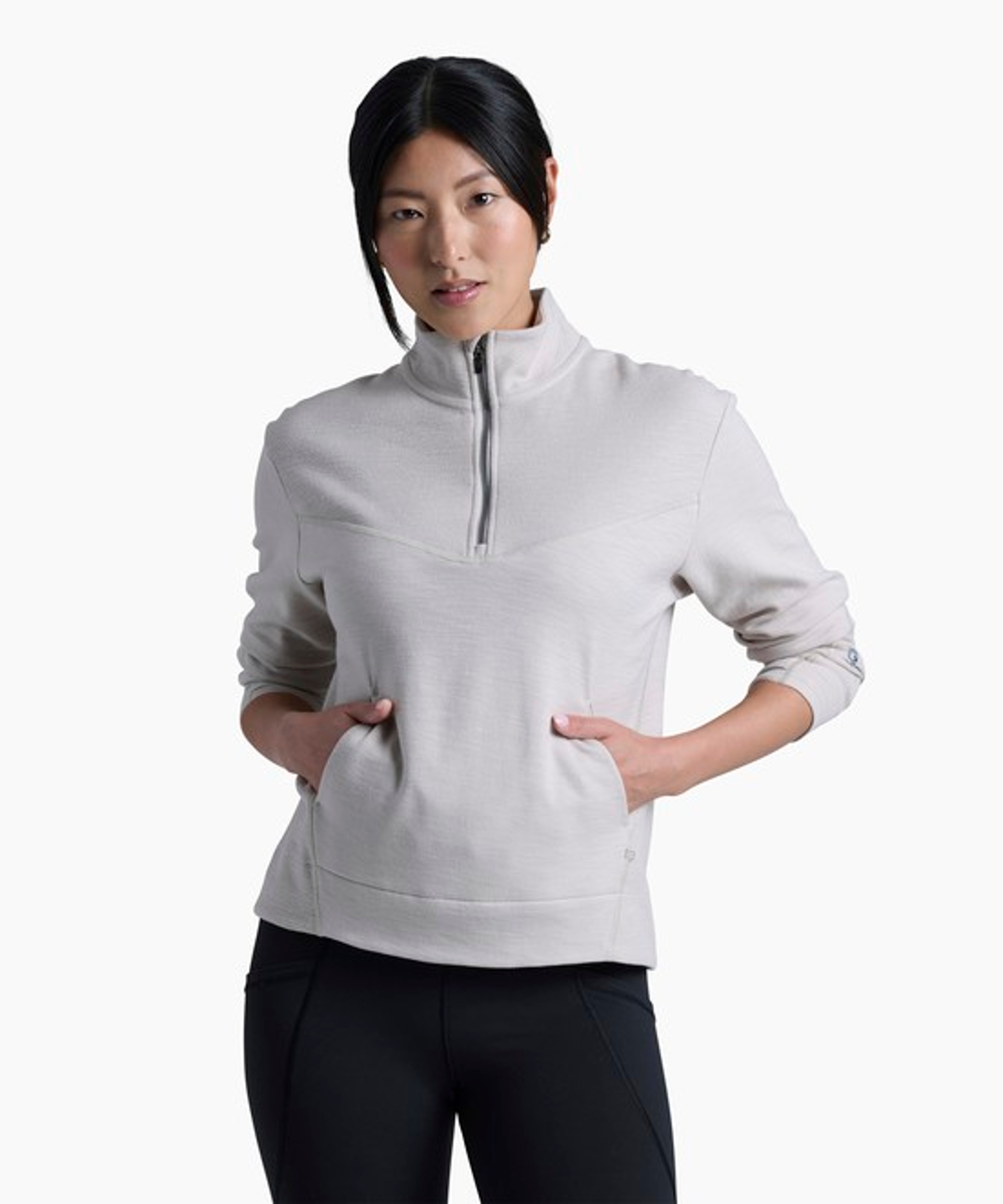 KUHL Lola 1/2 Zip Moon Light Front