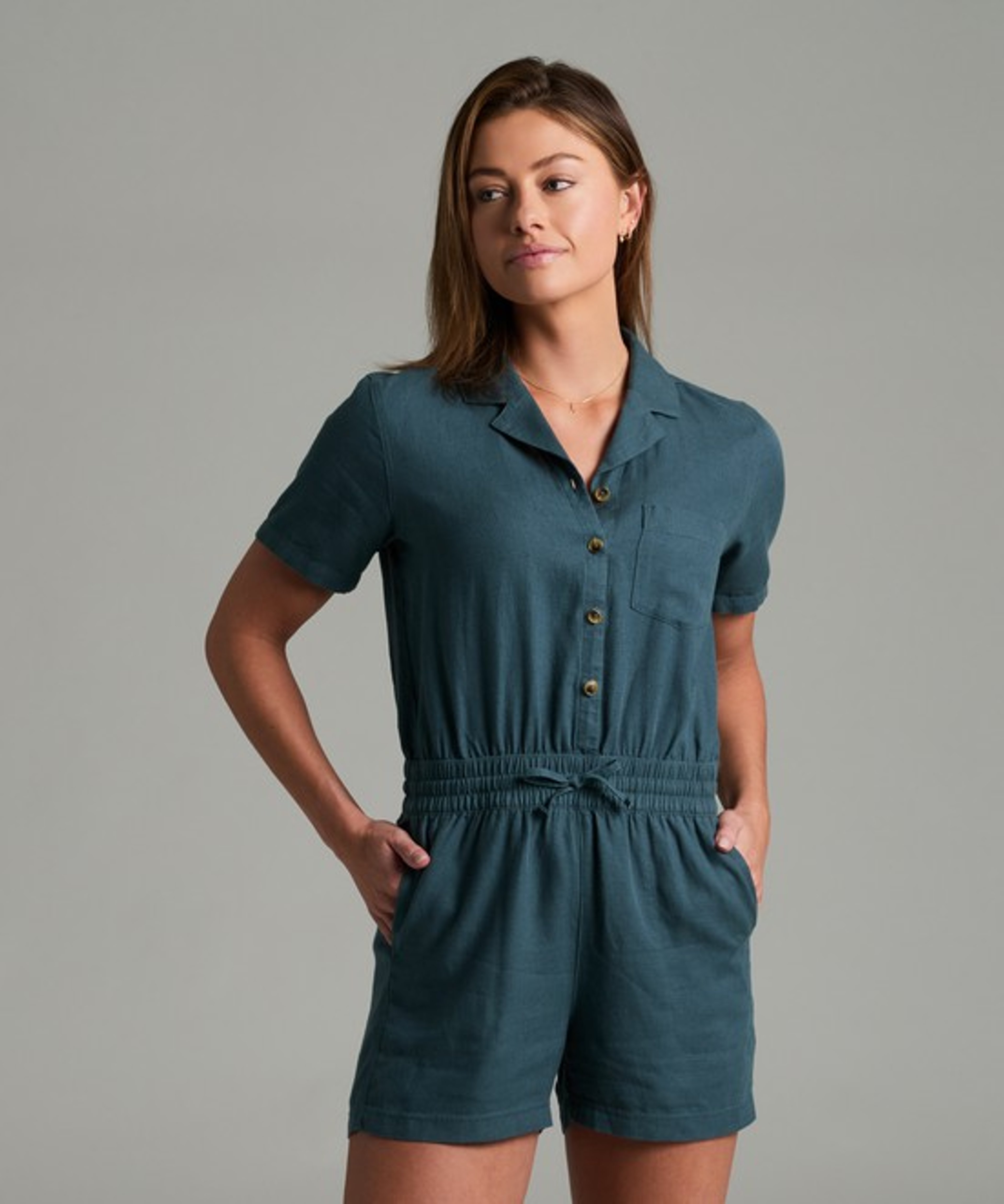 KUHL Fresco Romper Night Sky Front