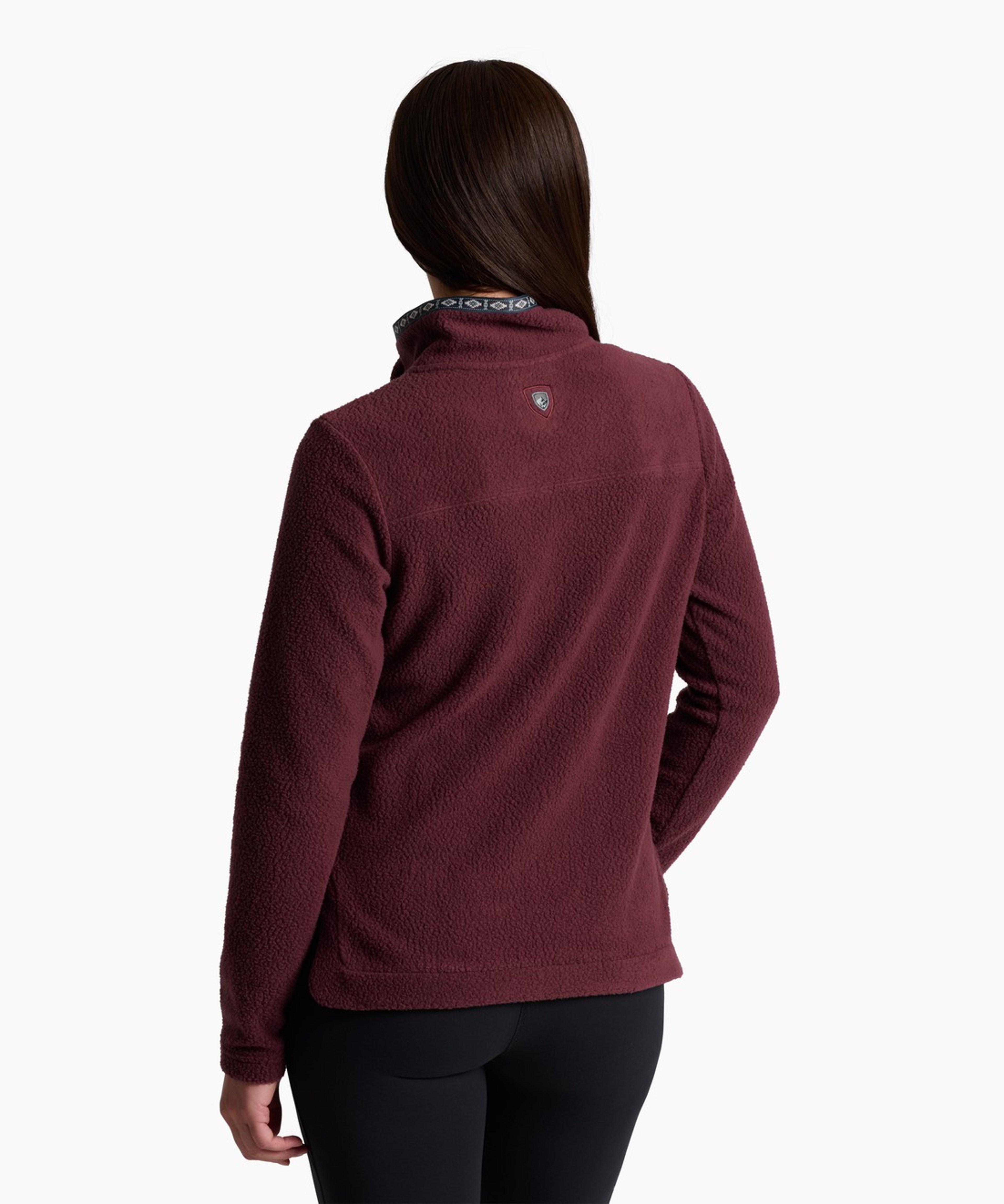 KUHL Hygge Snap Pullover Raisin Back
