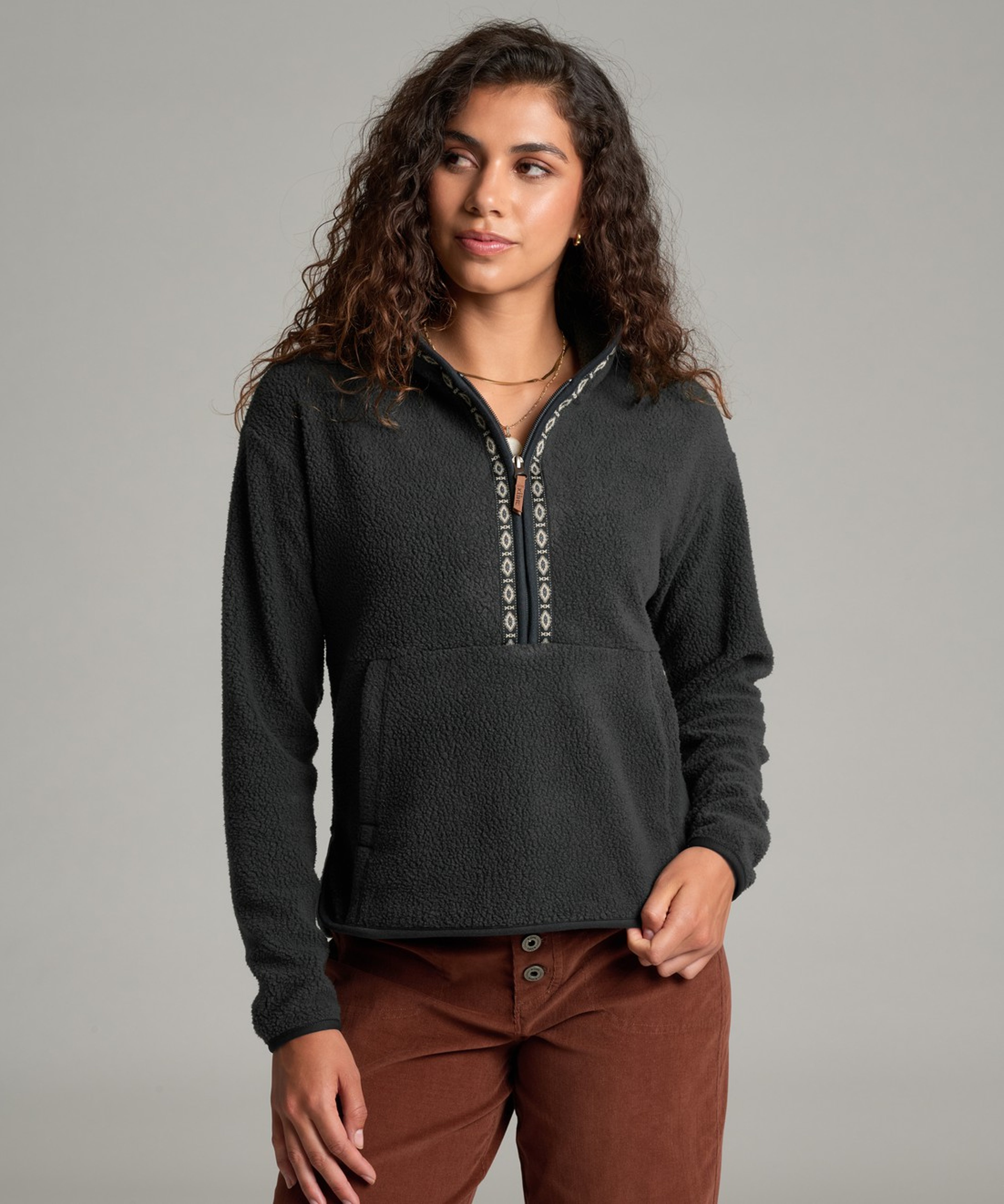 KUHL Hygge 1/2 Zip Black Front