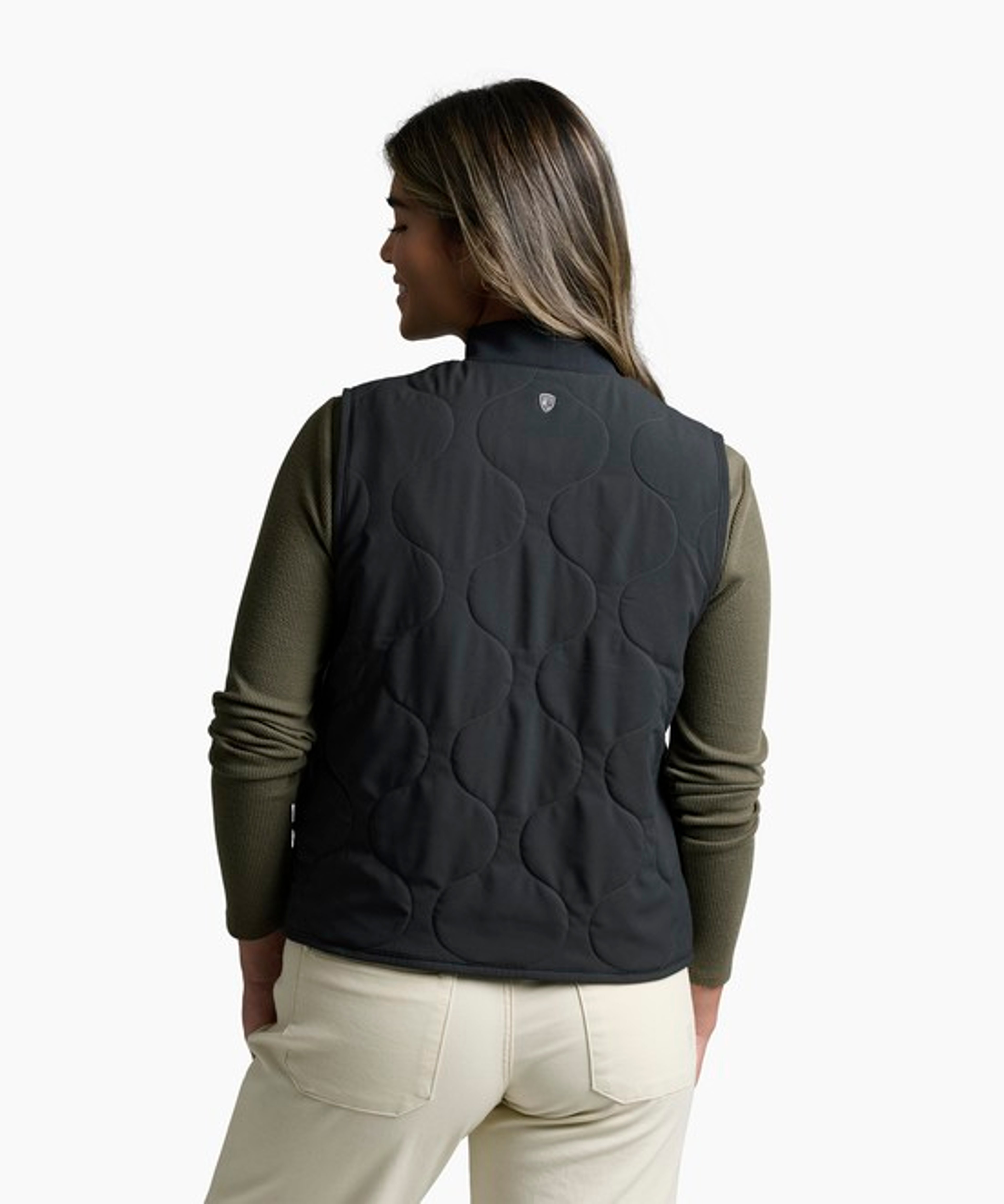 KUHL Scout Quilted Vest Black Back